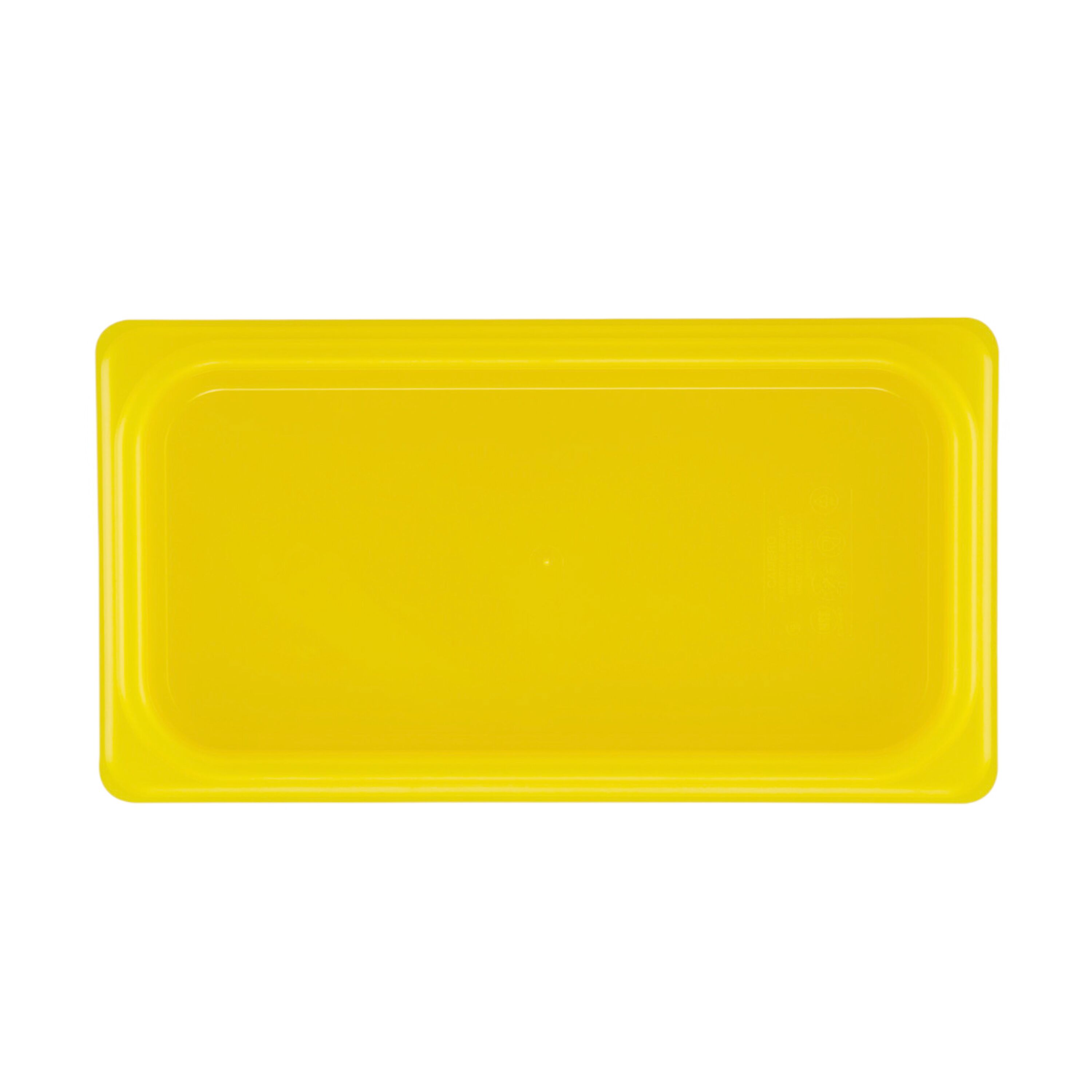 (6 Stück) CAMBRO | SafeTrak - Polypropylen-Deckel GN 1/3 - Gelb