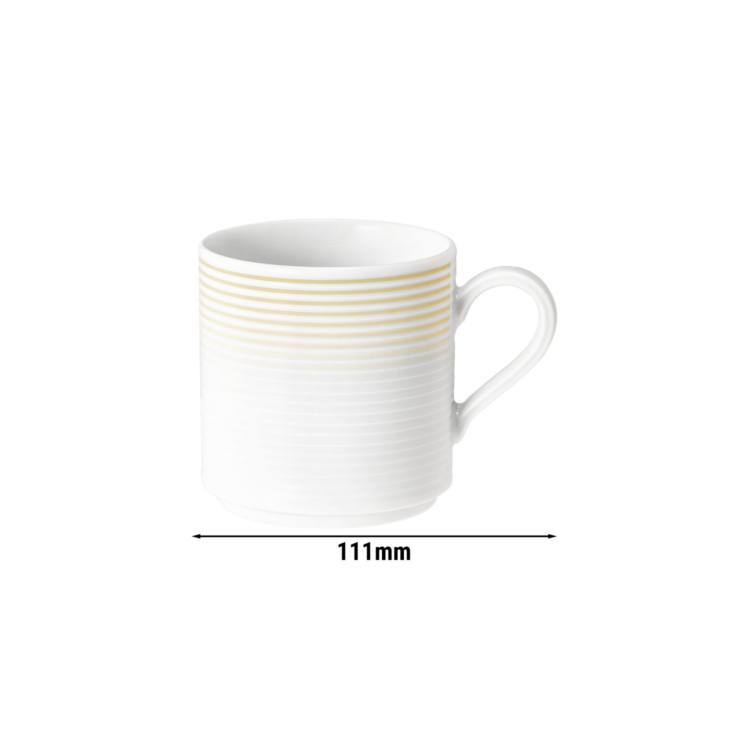 (6 pièces) SELTMANN WEIDEN | Tasse avec anse - 0,28 litre - Beige sable