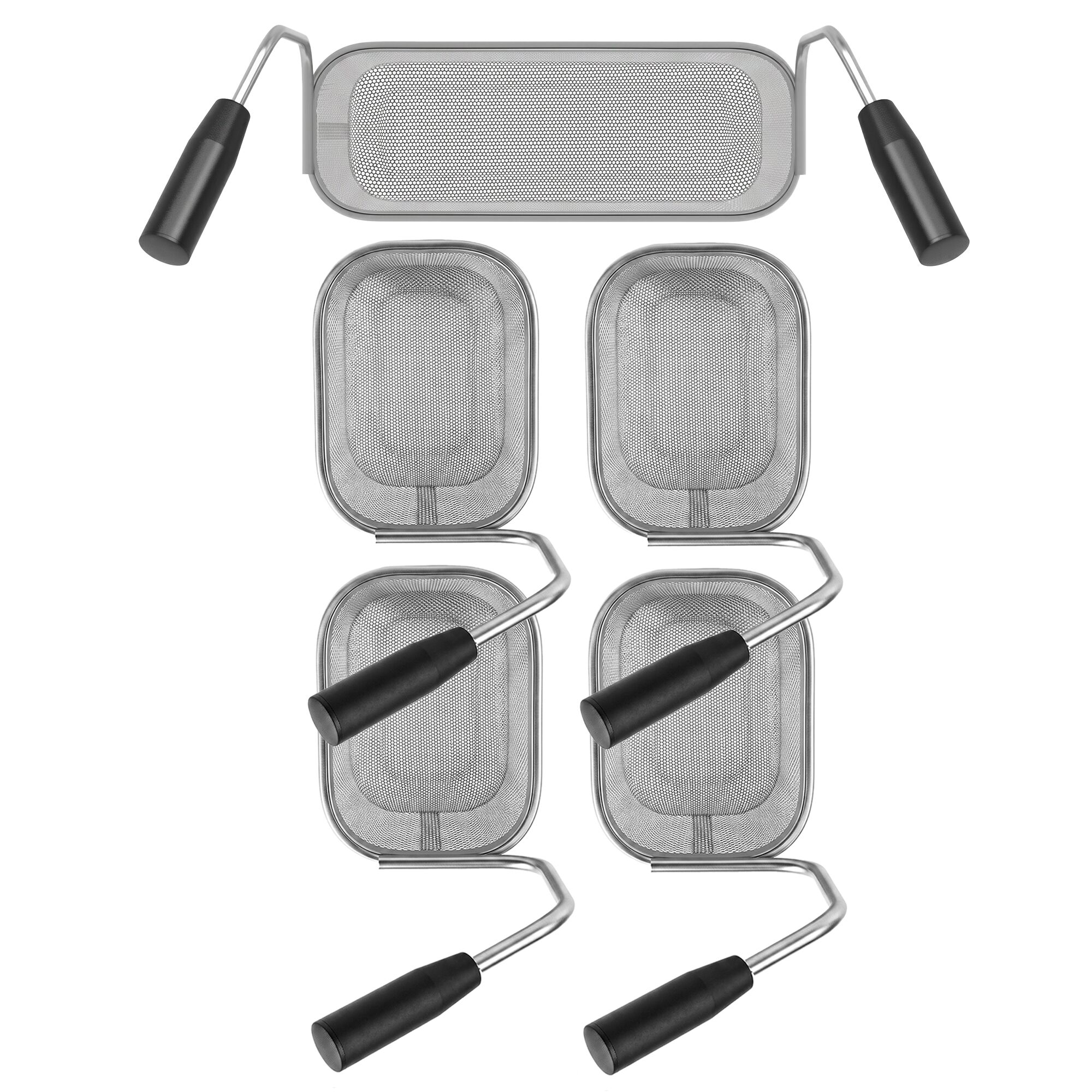 (5 pcs) Set de paniers à pâtes - 1x 1/3 & 4x 1/6