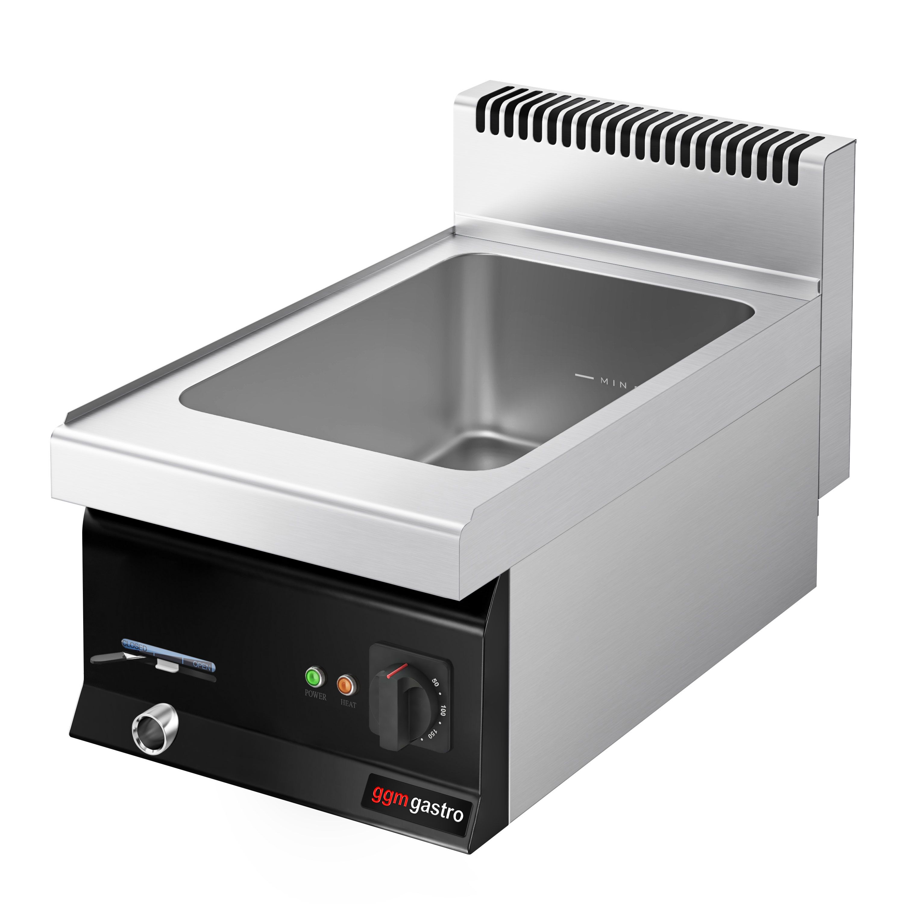Elektro Bain-Marie - 1,2 kW - 1x GN 1/1 oder 2x GN 1/2