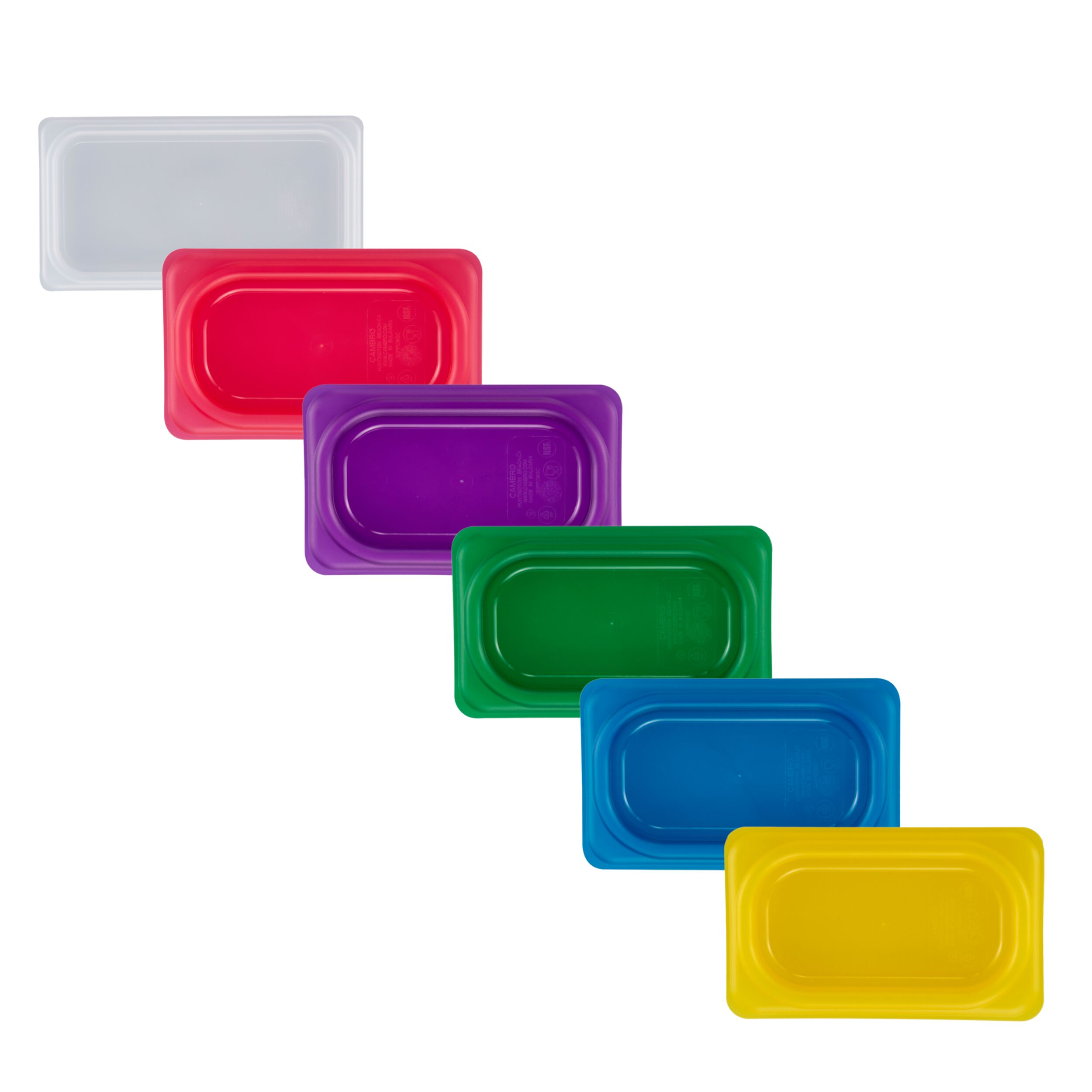 (6 pieces) CAMBRO | SafeTrak – Polypropylene – Lid – GN 1/9 – Translucent