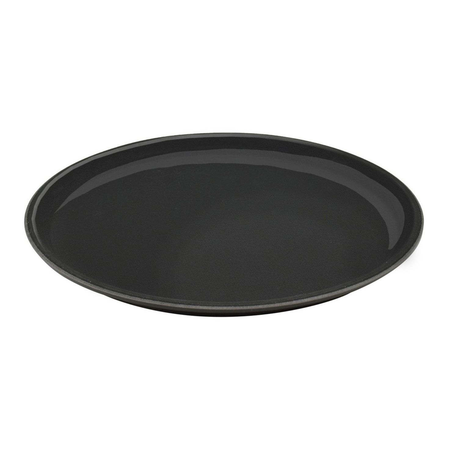 Tablett für Abdeckhaube - Schwarz - Rund
