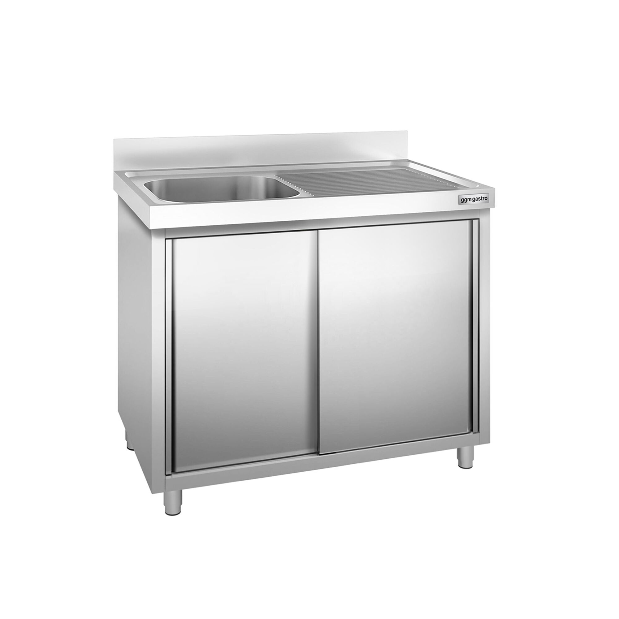 Meuble plonge PREMIUM - 1200x700mm - avec 1 bac à gauche