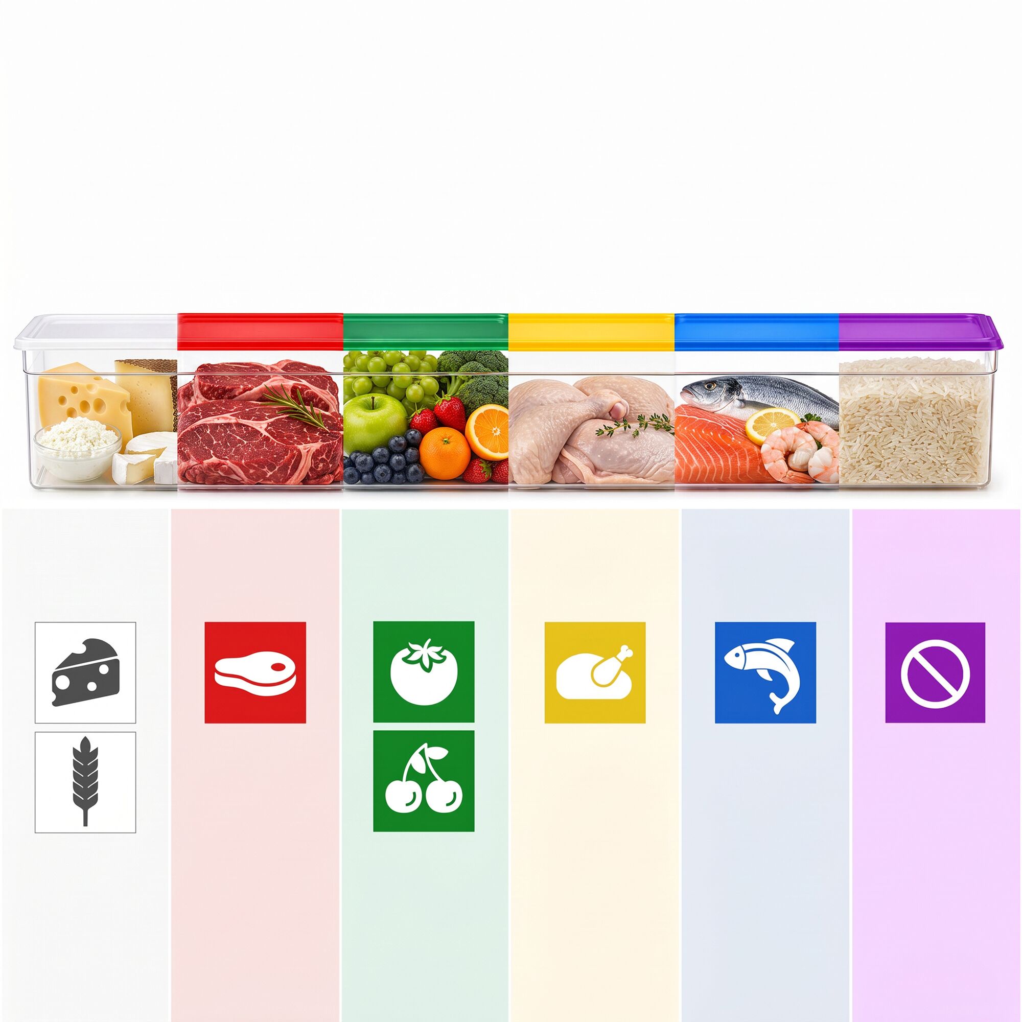 (6 pièces) CAMBRO | Couvercle GN 1/1 en polypropylène – hermétique – translucide