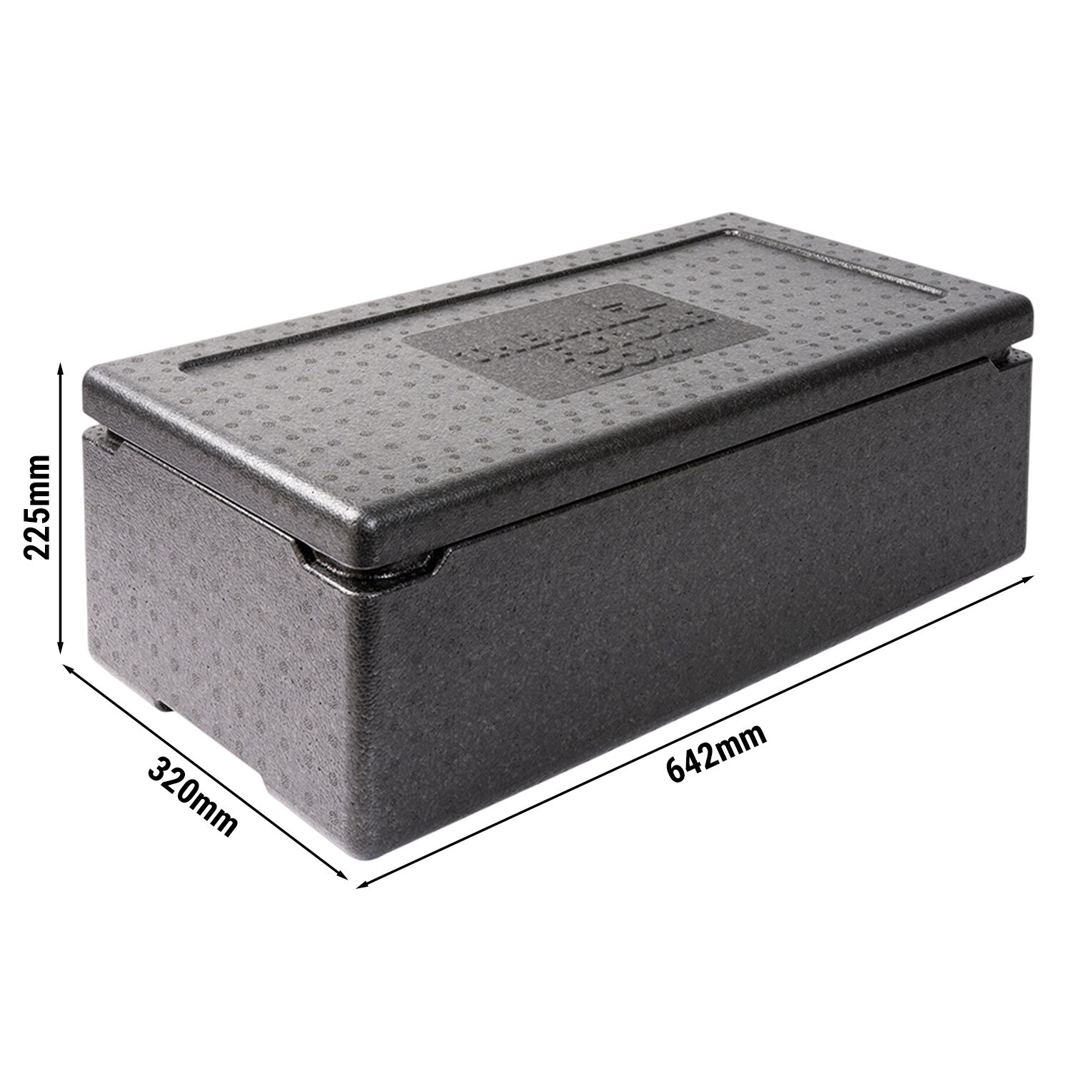 (3 pièces) THERMO FUTURE BOX | Thermobox MENU 3 PLUS - 23 litres - Noir