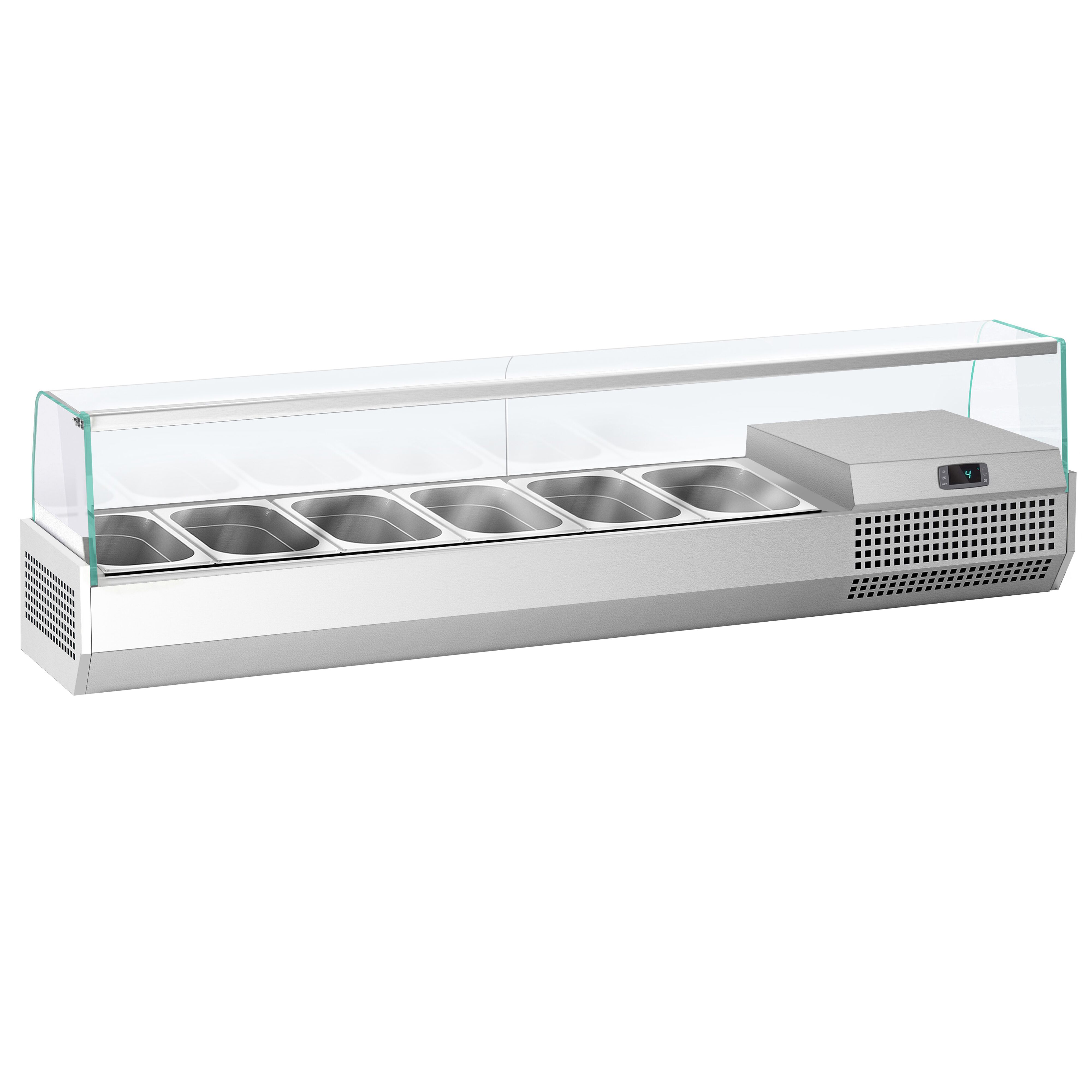 Vitrine Réfrigérée à Ingrédients PREMIUM PLUS - 1733x413mm - 6x GN 1/3