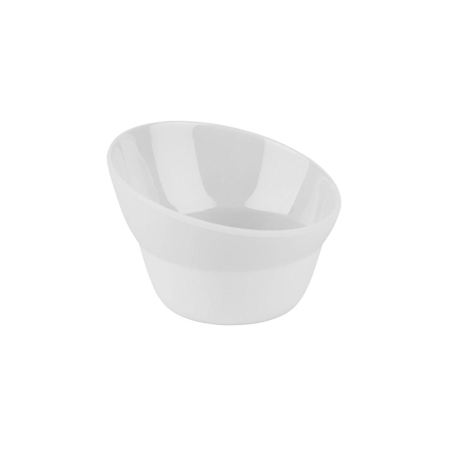 (6 pcs) Coupe - CASUAL - Mélamine - 130ml - Ø 100mm - Profondeur : 70mm - Blanc