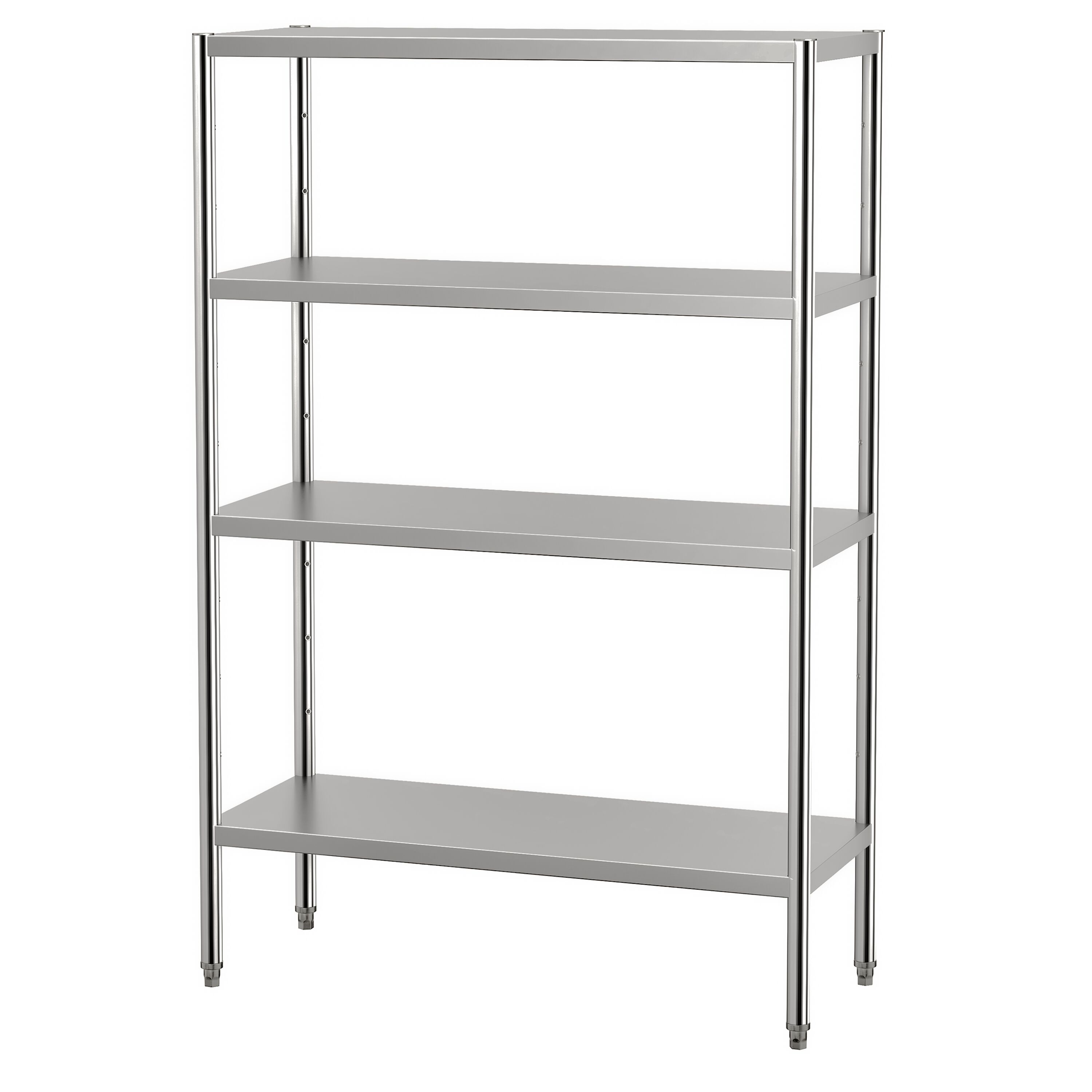 Étagère en inox ECO - 1200 x 490 mm - avec 4 étagères (réglables)