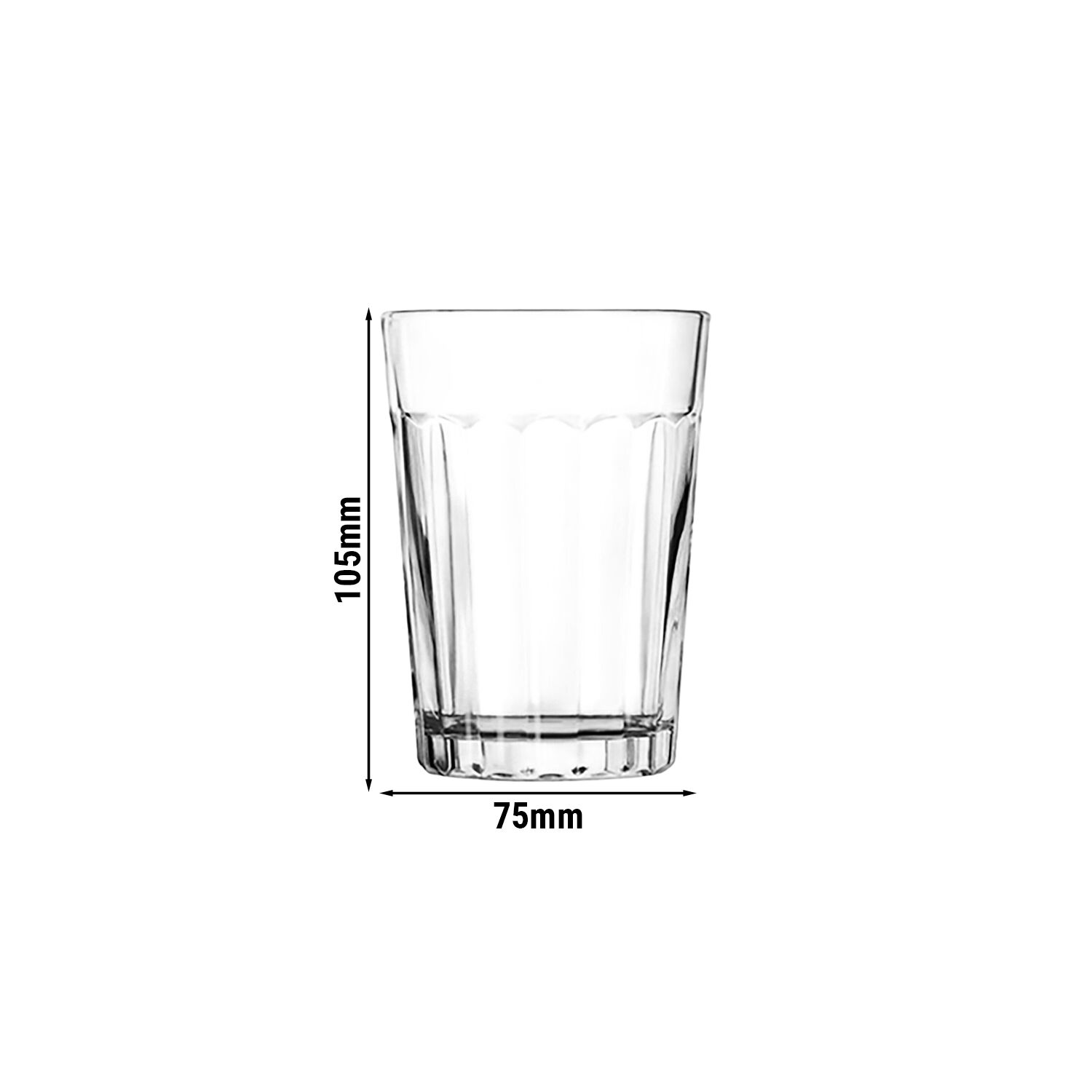 (12 pièces) LIBBEY | PANELED TUMBLERS - Rocks - 207ml