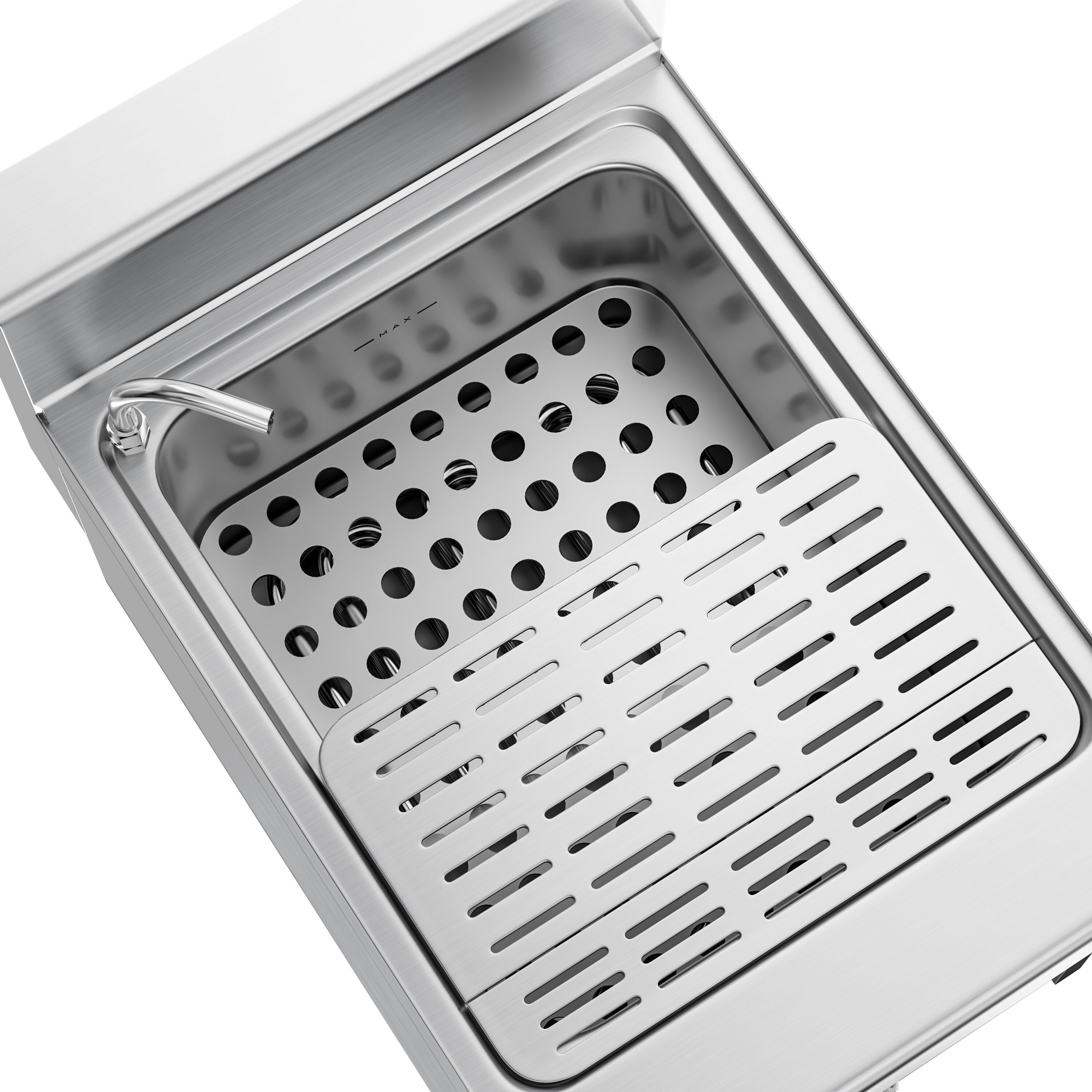 Cuiseur à pâtes électrique avec robinet – 18 L – 4,5 kW