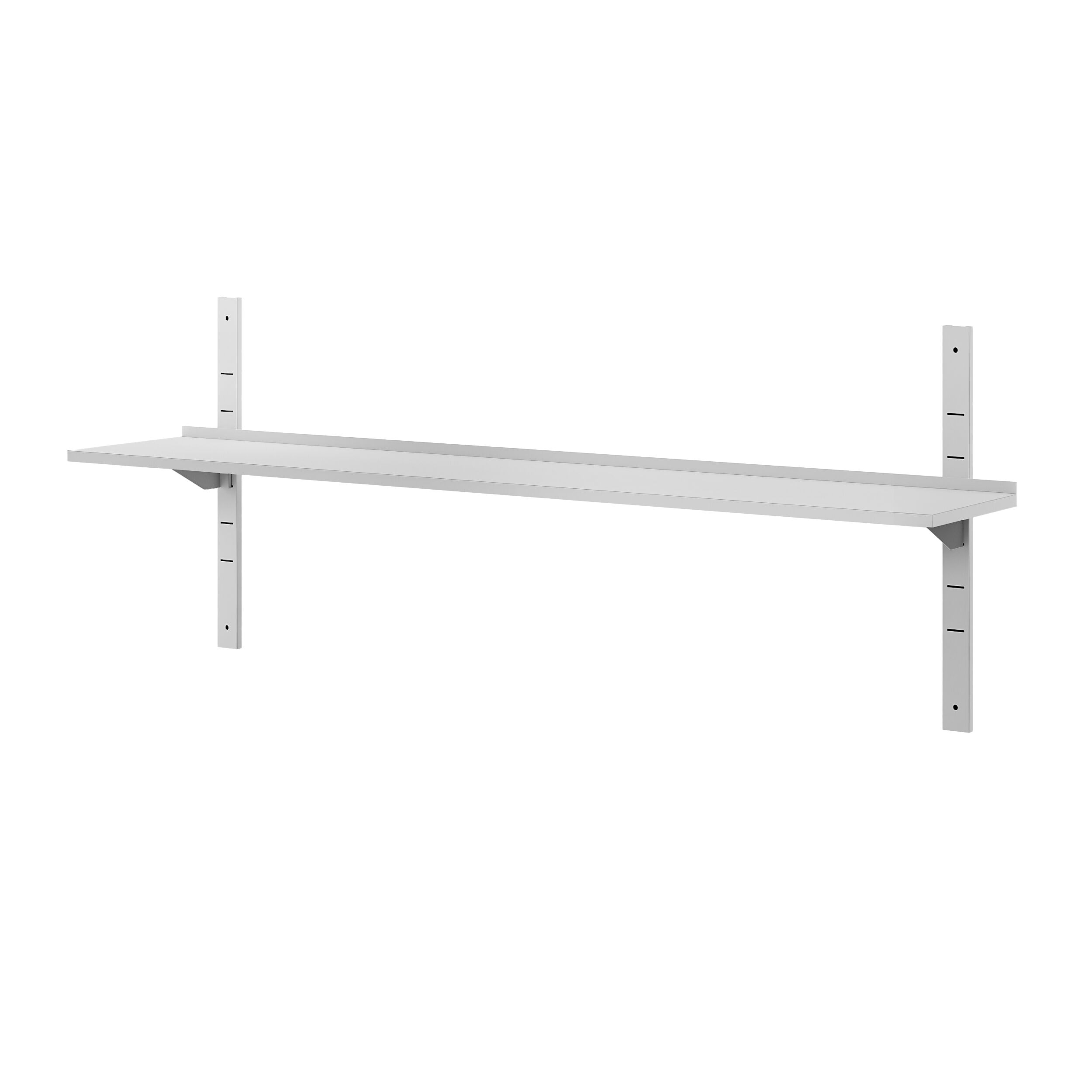 Étagère murale ECO en inox - 1800 × 400 mm - avec 1 étage