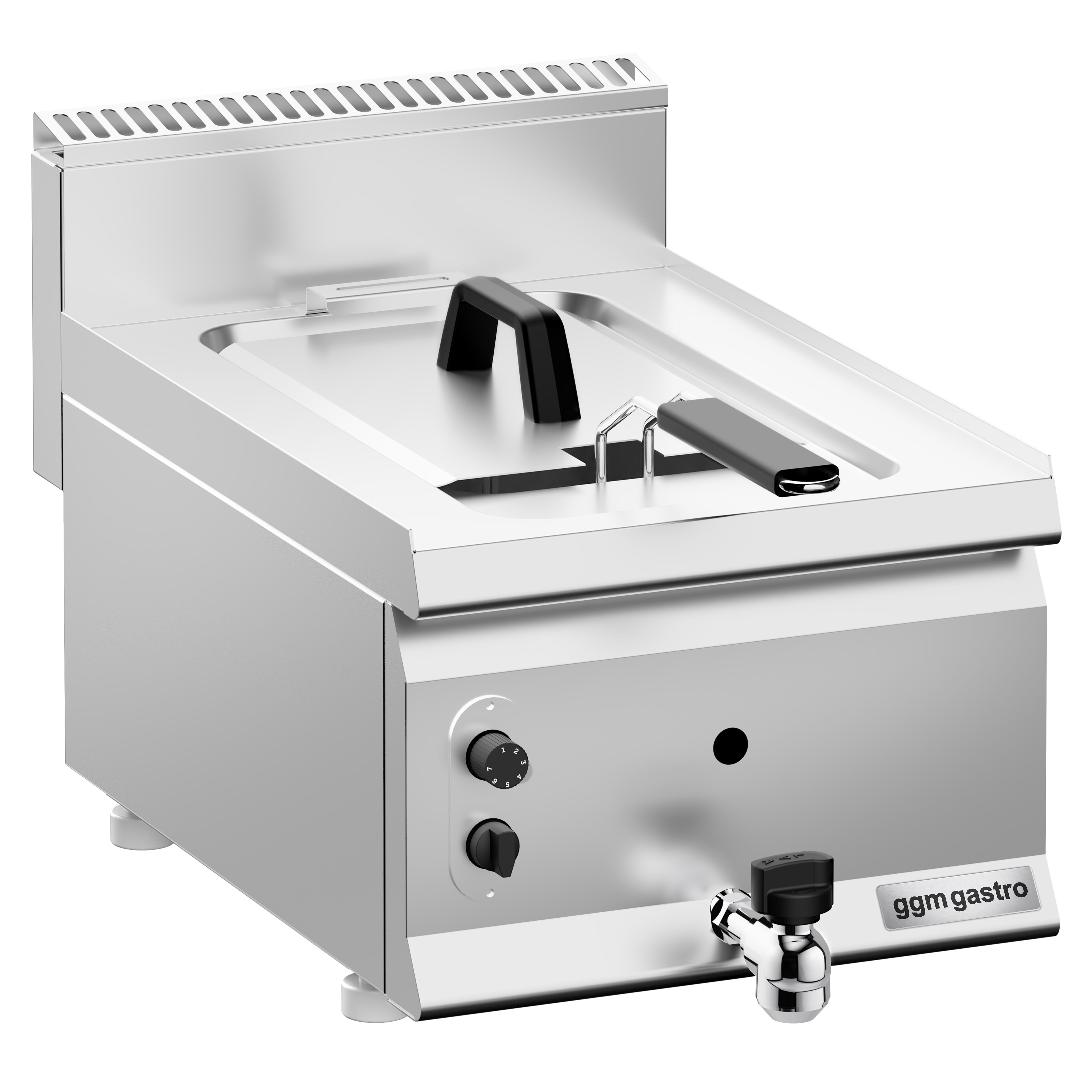 Friteuse à gaz – 8 litres – 6 kW – avec robinet de vidange