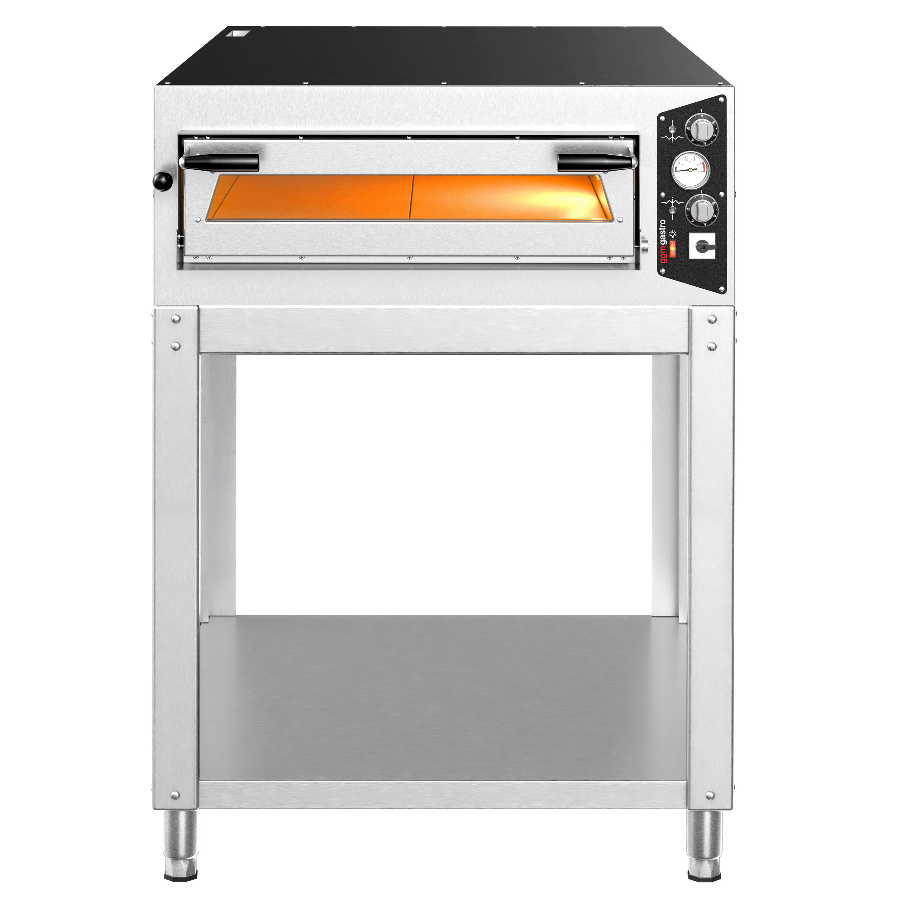 Four à pizza électrique – 6 x 35 cm (profondeur) – Manuel – incl. support inférieur