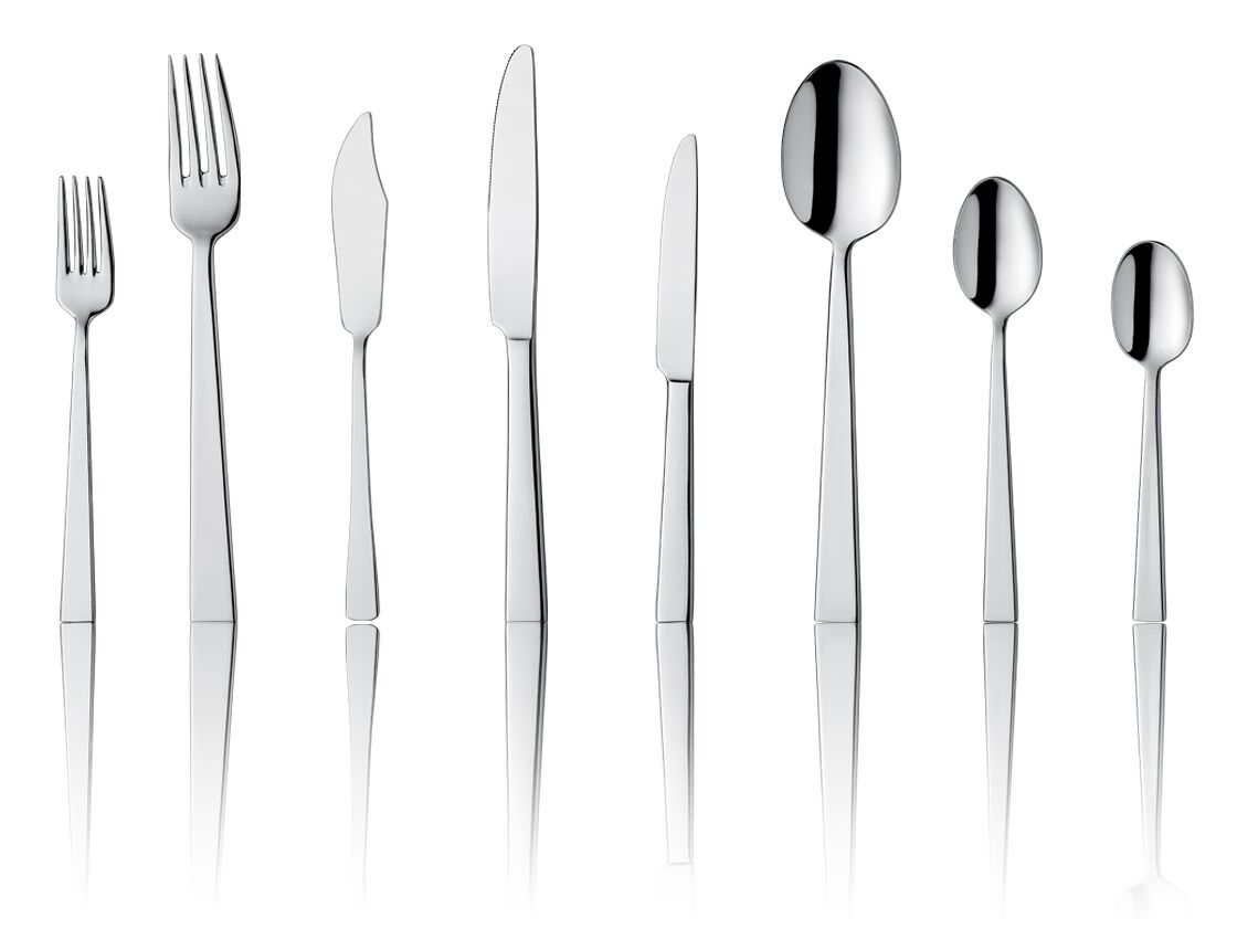 (12 pcs) Fourchette de menu 20 cm Luca - Acier inoxydable 18/10 - 200mm - Brillant