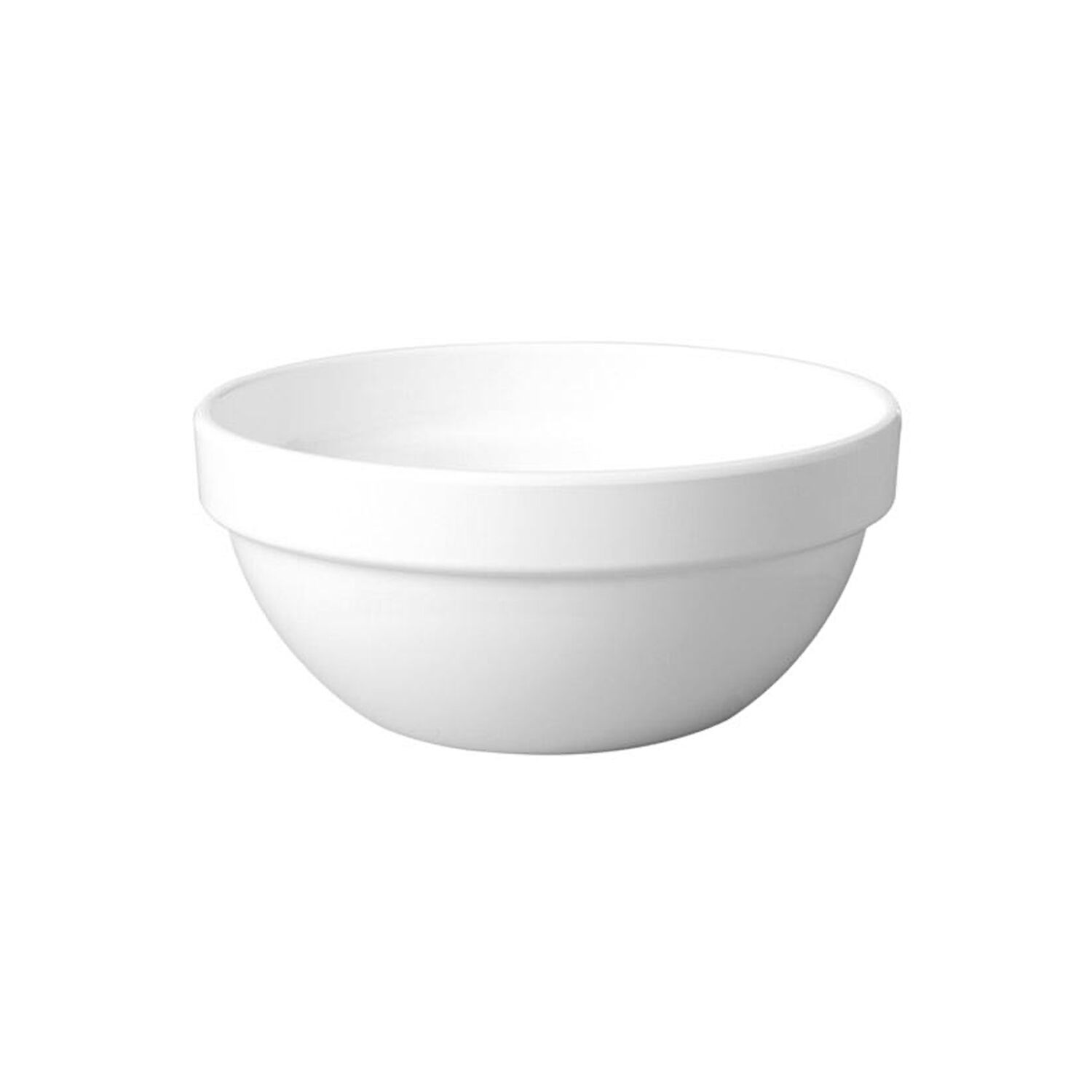 (6 pcs) Coupe - CASUAL MAXI - Mélamine - 150ml - carré - 105x105mm - Profondeur : 45mm - Blanc
