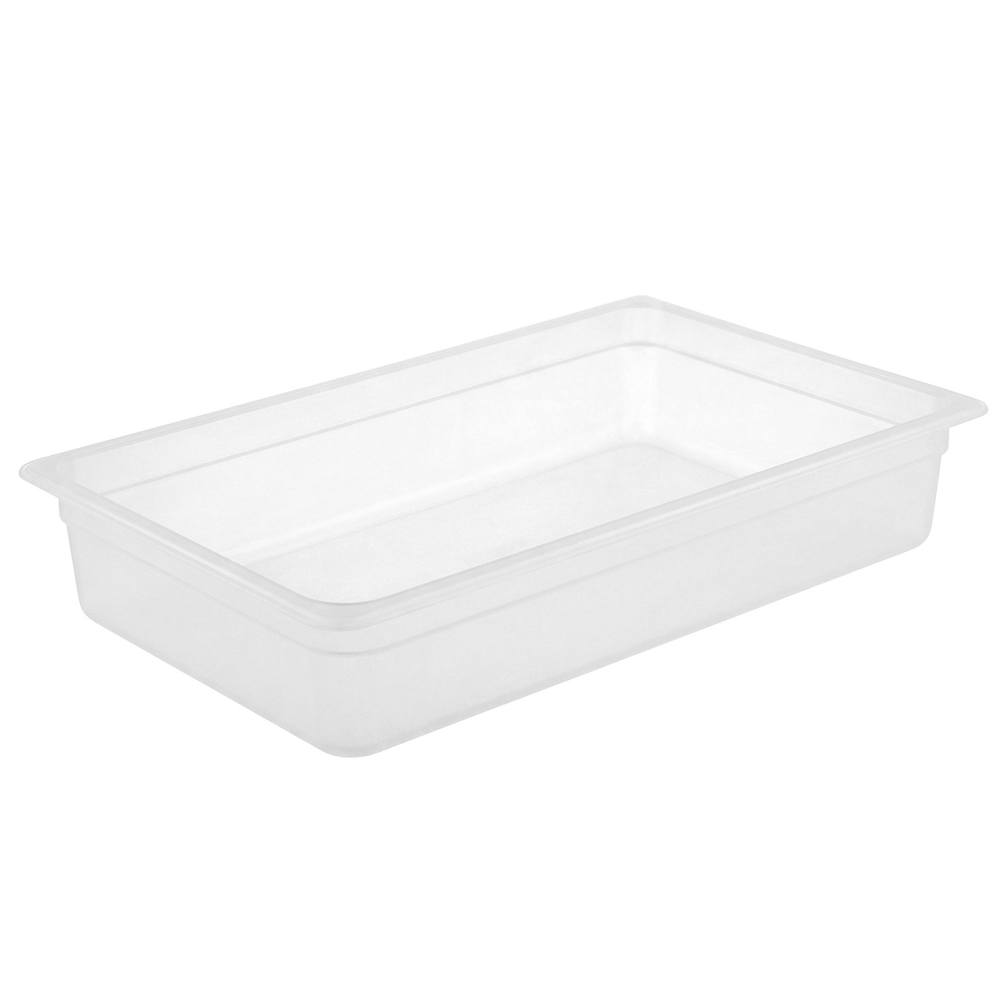 (6 pcs) Polycarbonate Gastronorm Container GN 1/1 - Clear - 8.5L - Depth: 65mm