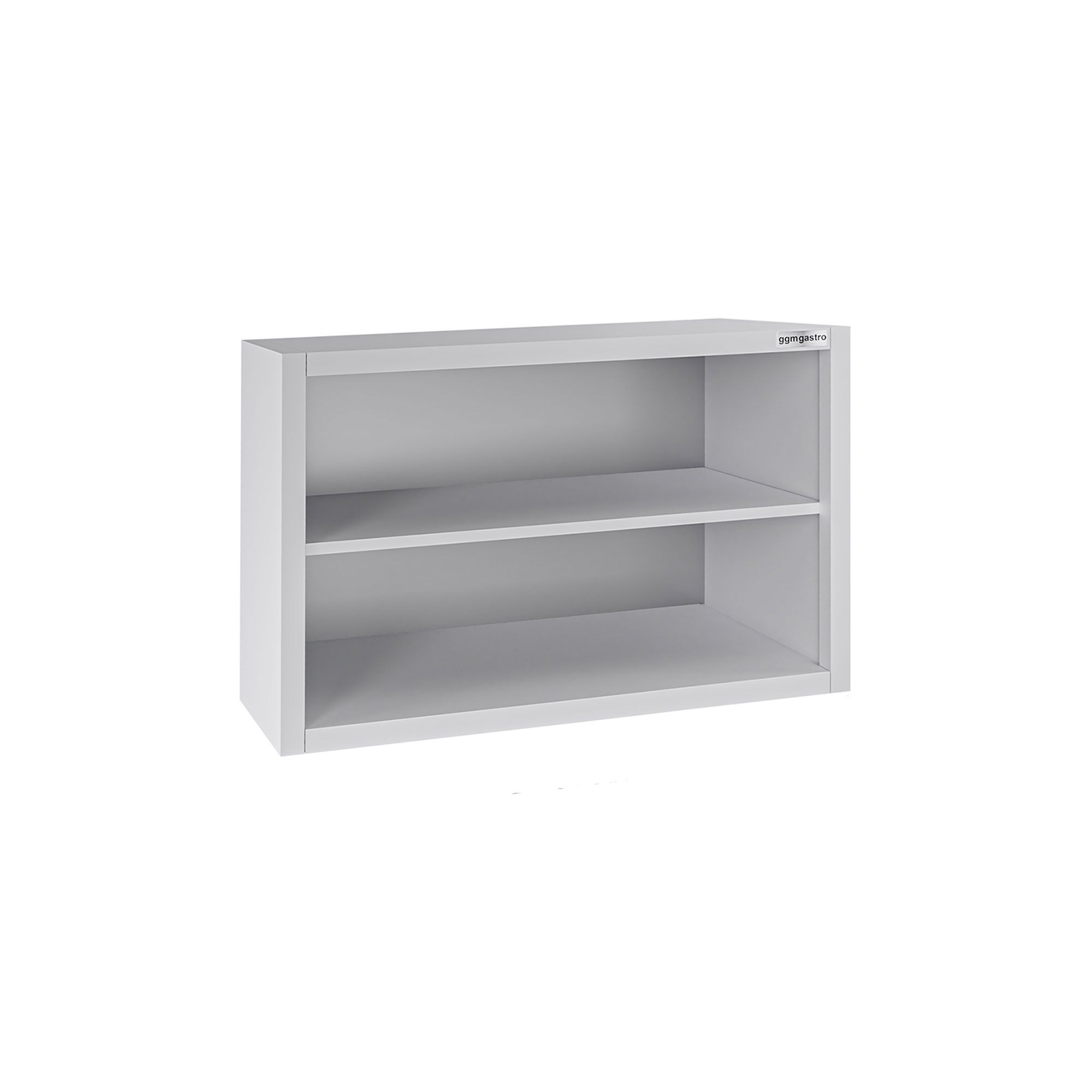 Armoire murale en acier inoxydable ECO - 800x400mm - sans portes (ouvert) - 650mm de haut