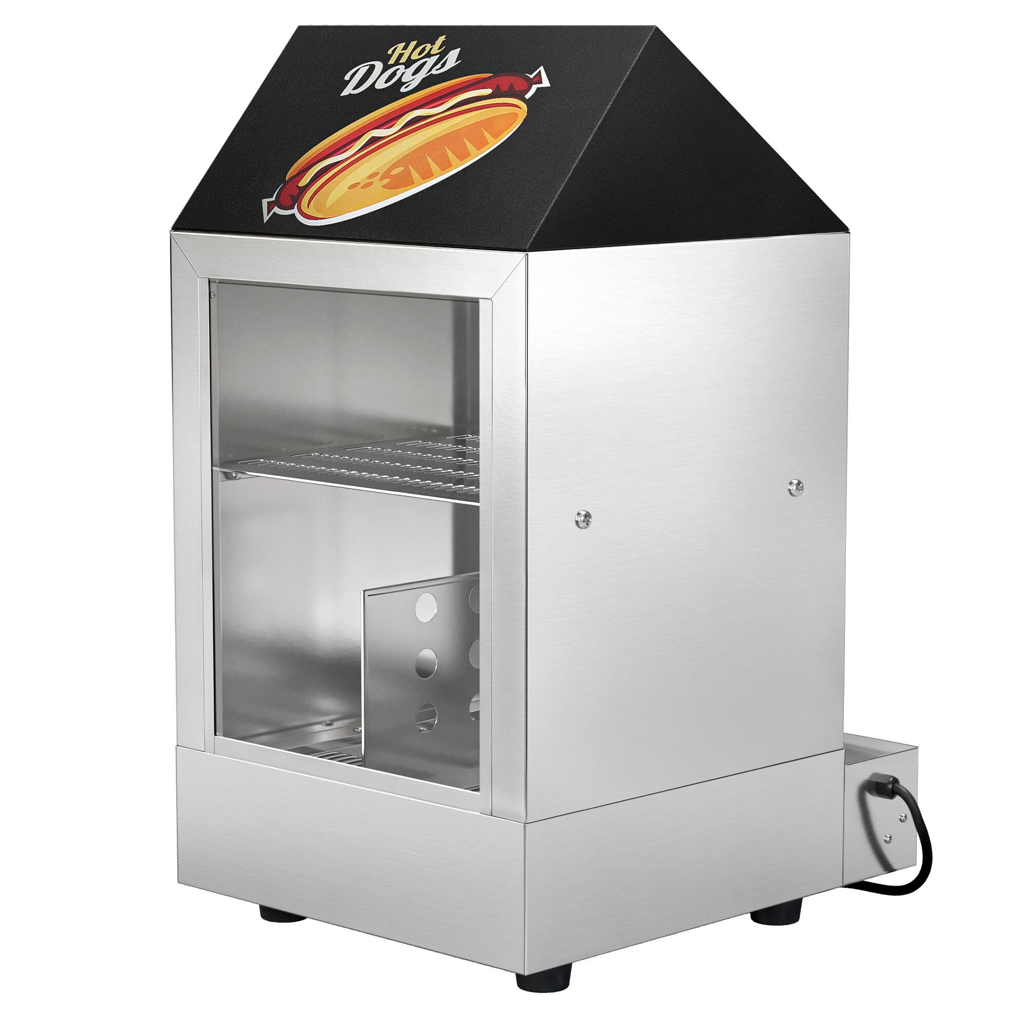 Parownik / witryna grzewcza do hot dogów 1,2 kW – 2 poziomy