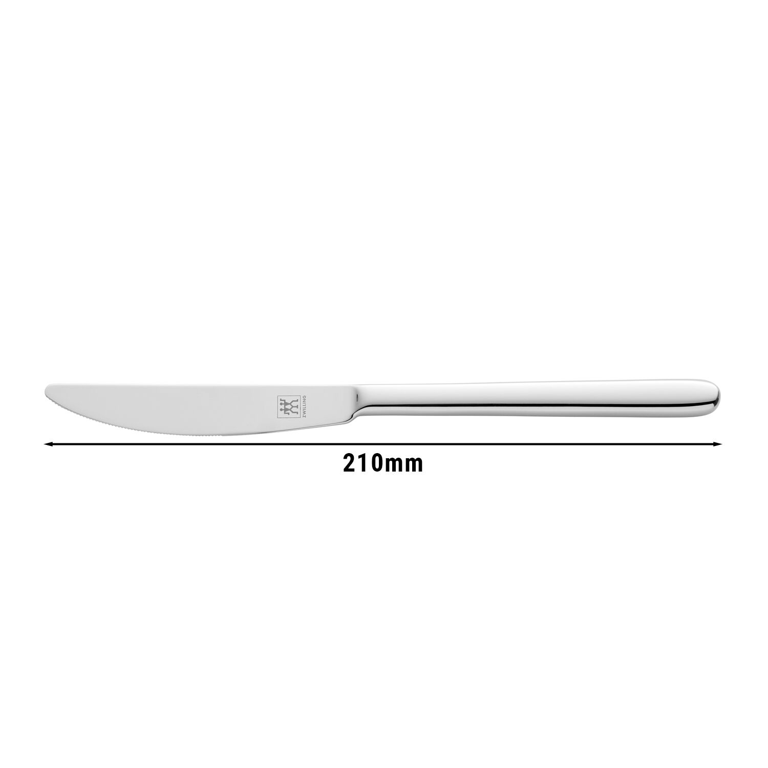 ZWILLING | Chiaro Dessert Knife – 210 mm - 18/10 Stainless Steel - Mirror-Polished - Dishwasher Safe