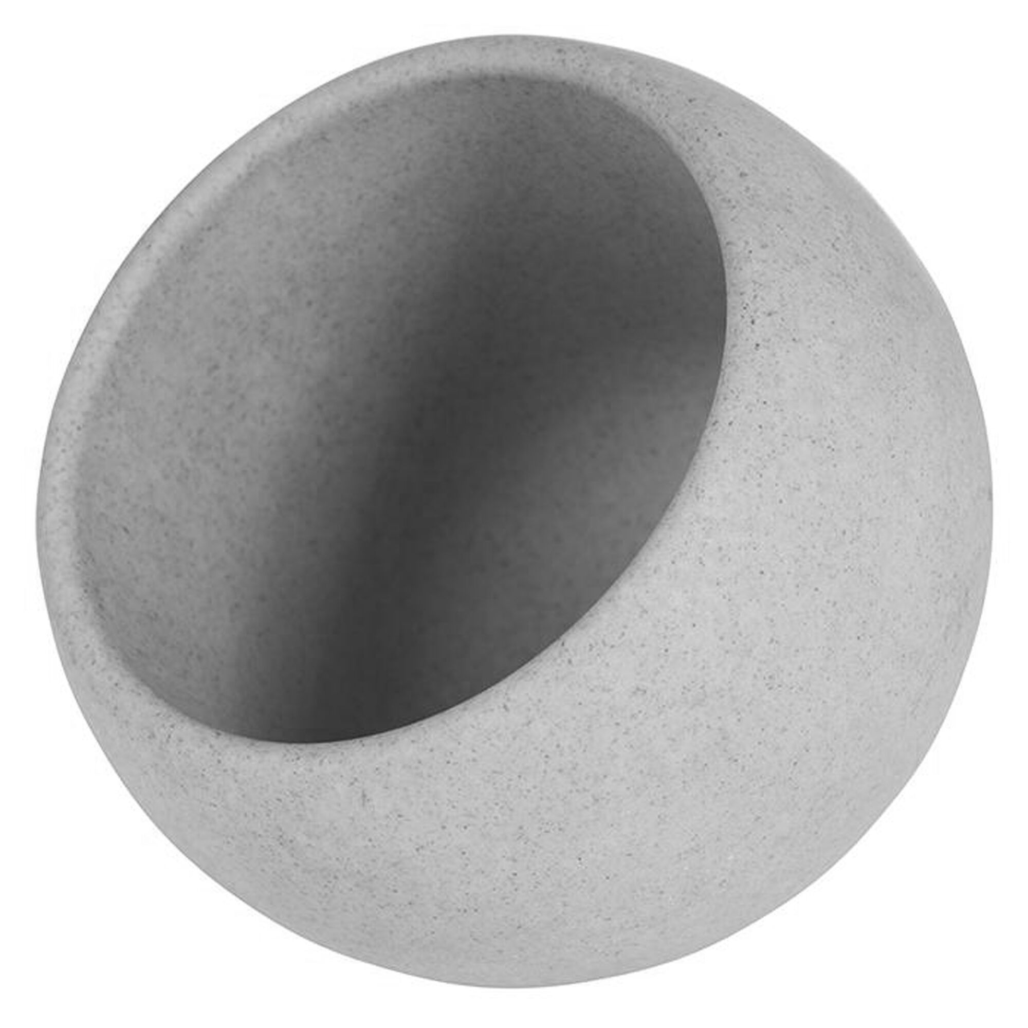 Saladier - MOON - Mélamine - 50ml - carré - 80x80mm - Profondeur : 75mm - Gris