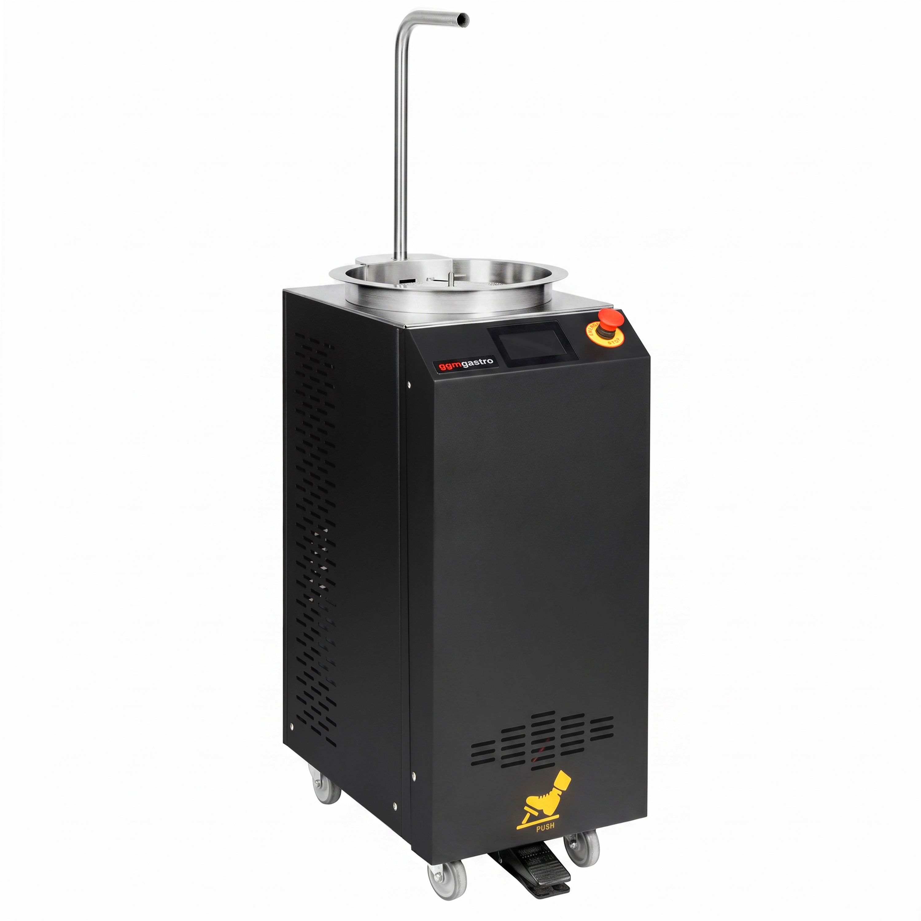 Handmatige chocoladedispenser – met voetpedaal – 11 kg – digitaal