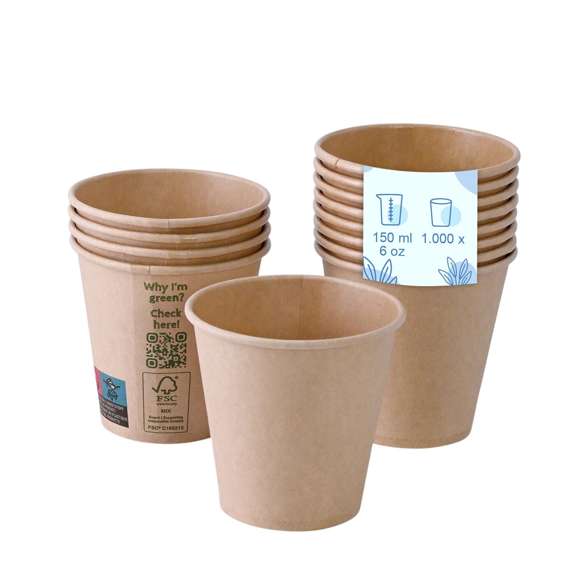 (1000 pcs) Couvercle réutilisable - Transparent - compatible avec 150ml Bol à soupe Ø 80mm