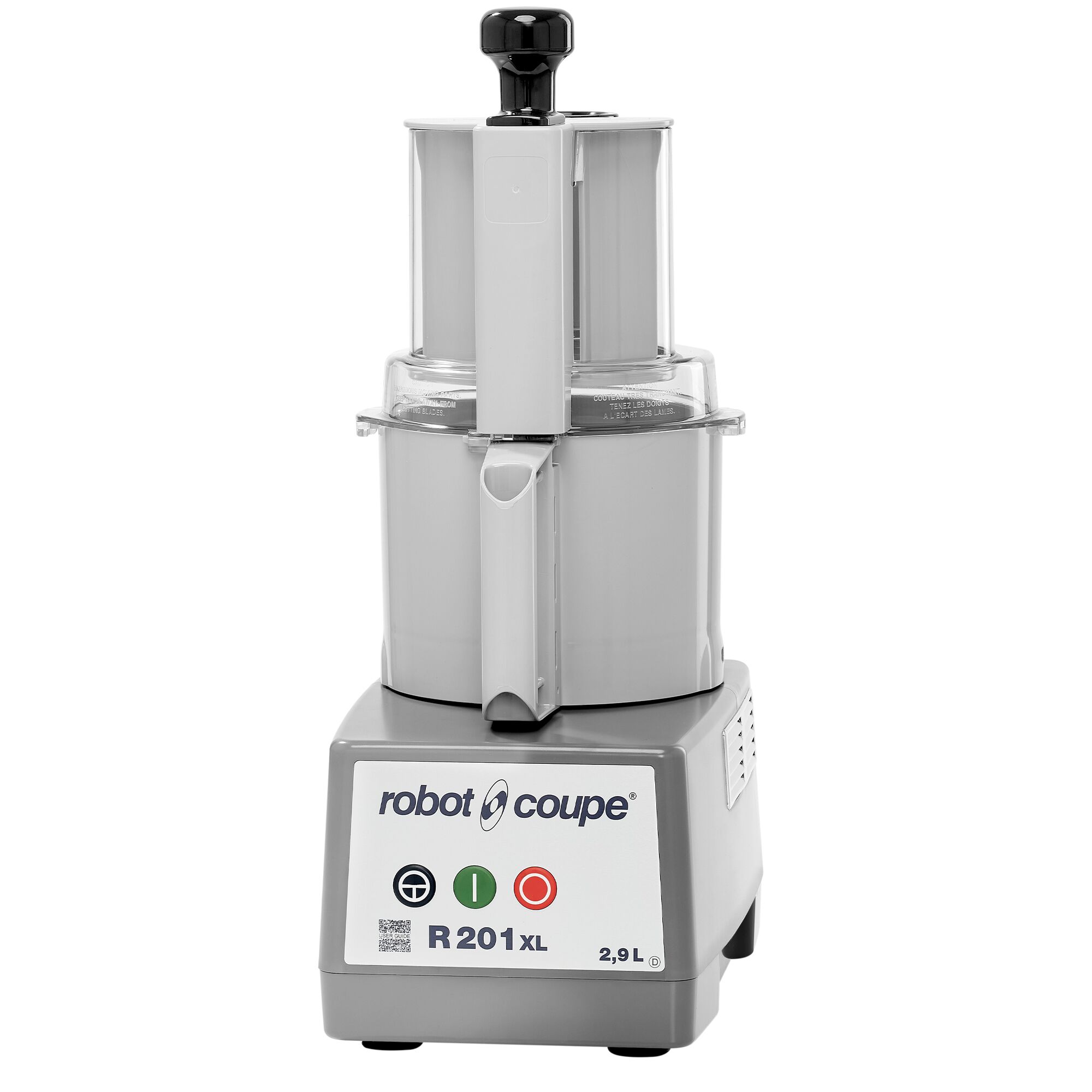 ROBOT COUPE | R 201 XL - Allzweck-Küchenmaschine / Gemüseschneider / Cutter - 2,9 Liter - 550 Watt - 1500 U/min