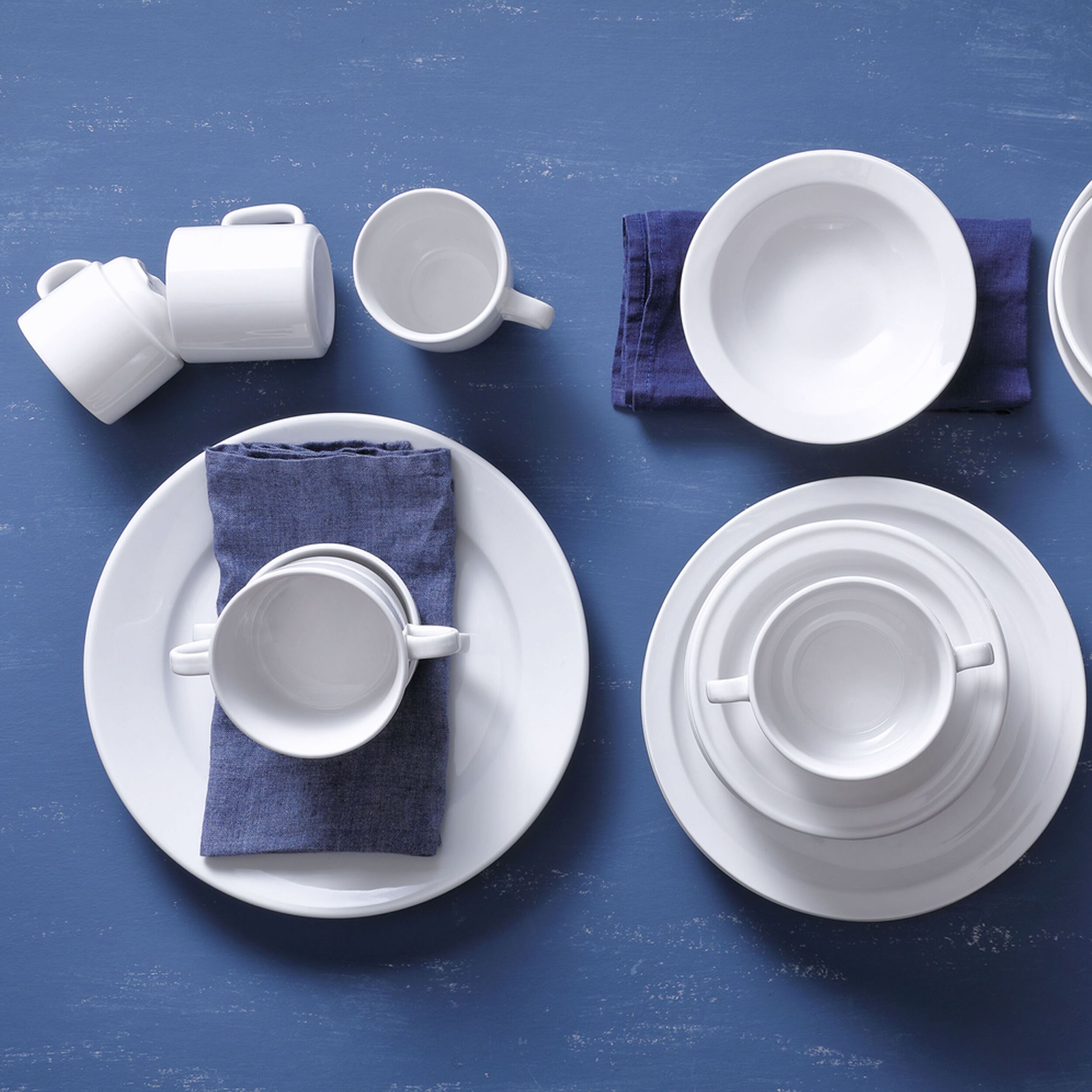(6 pcs) BUDGETLINE - Soucoupe à café / thé - Ø140mm - Blanc