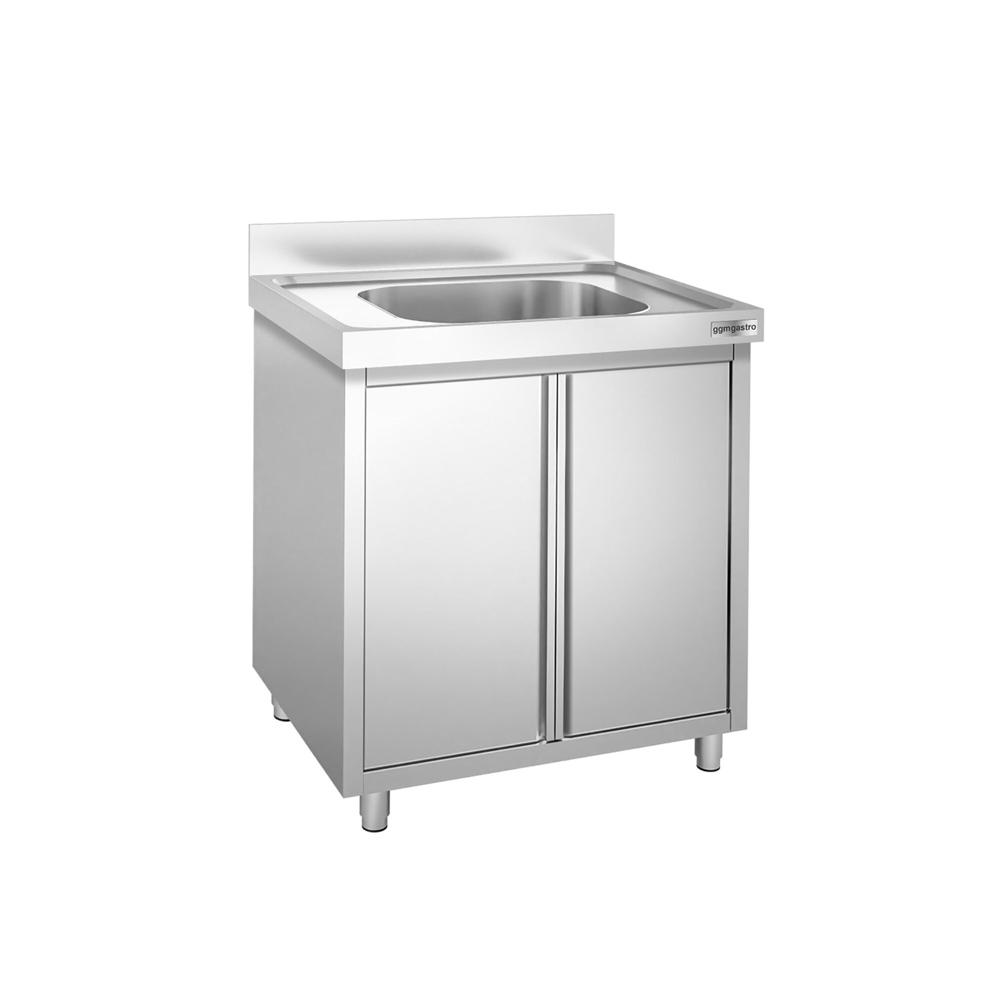 Meuble plonge PREMIUM - 800x700mm - avec 1 bac central