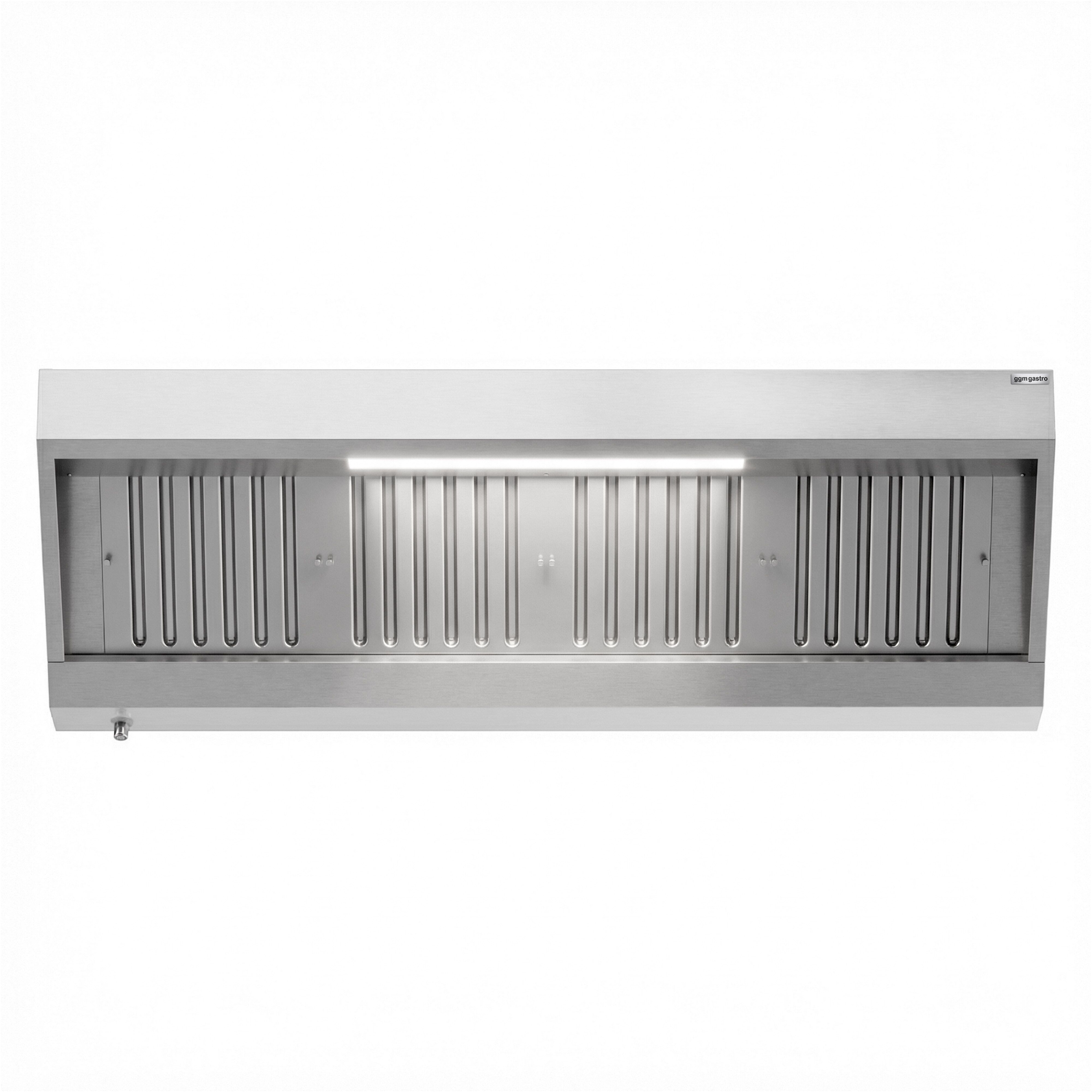 Hotte murale – 1800 mm – avec filtre et éclairage