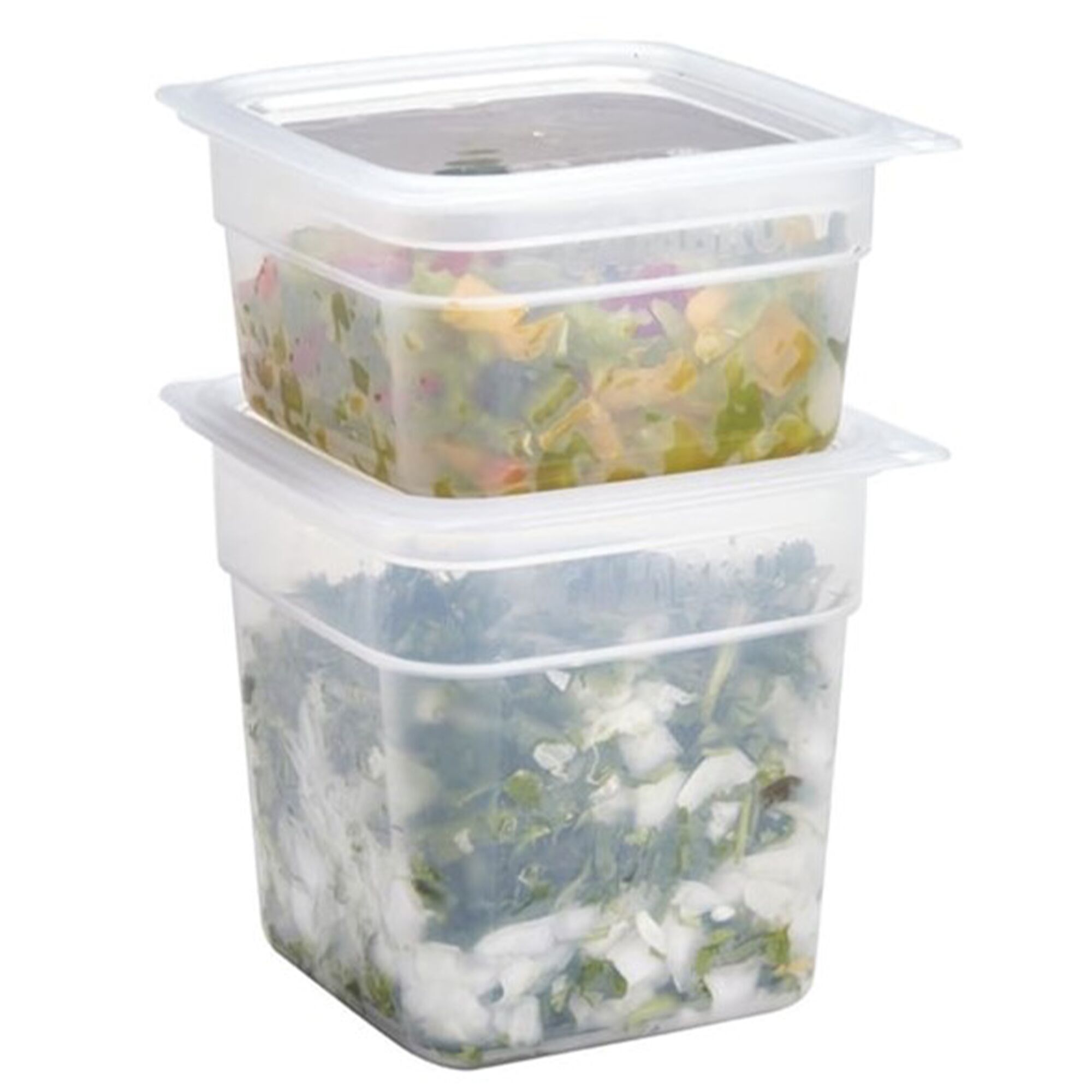CAMBRO | CAMSQUARES® - Set de récipients FreshPro - 8 pièces - 2x 0,95 litre & 2x 0,47 litre - Transparent