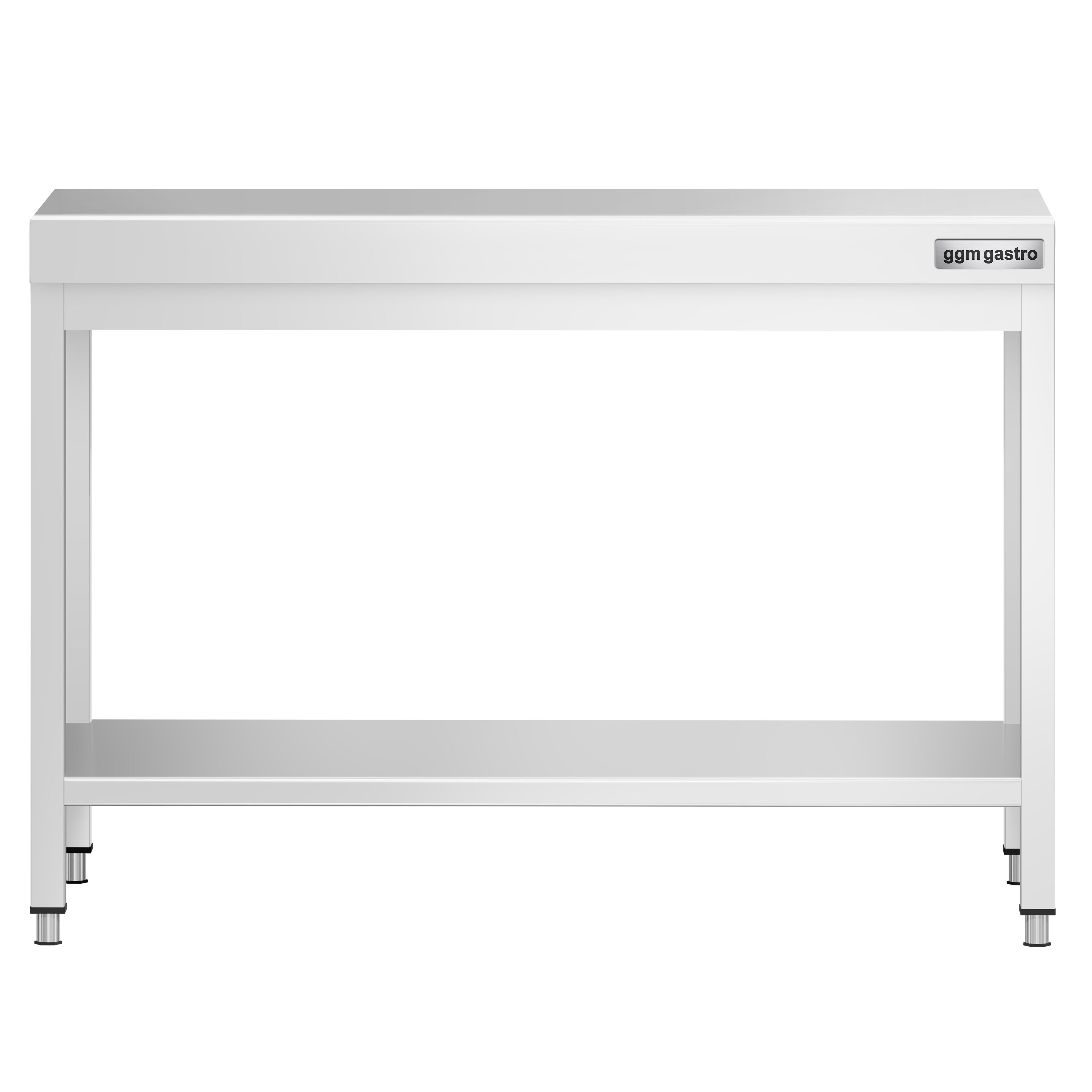 Table de travail inox PREMIUM - 1000 x 600 mm - avec tablette inférieure
