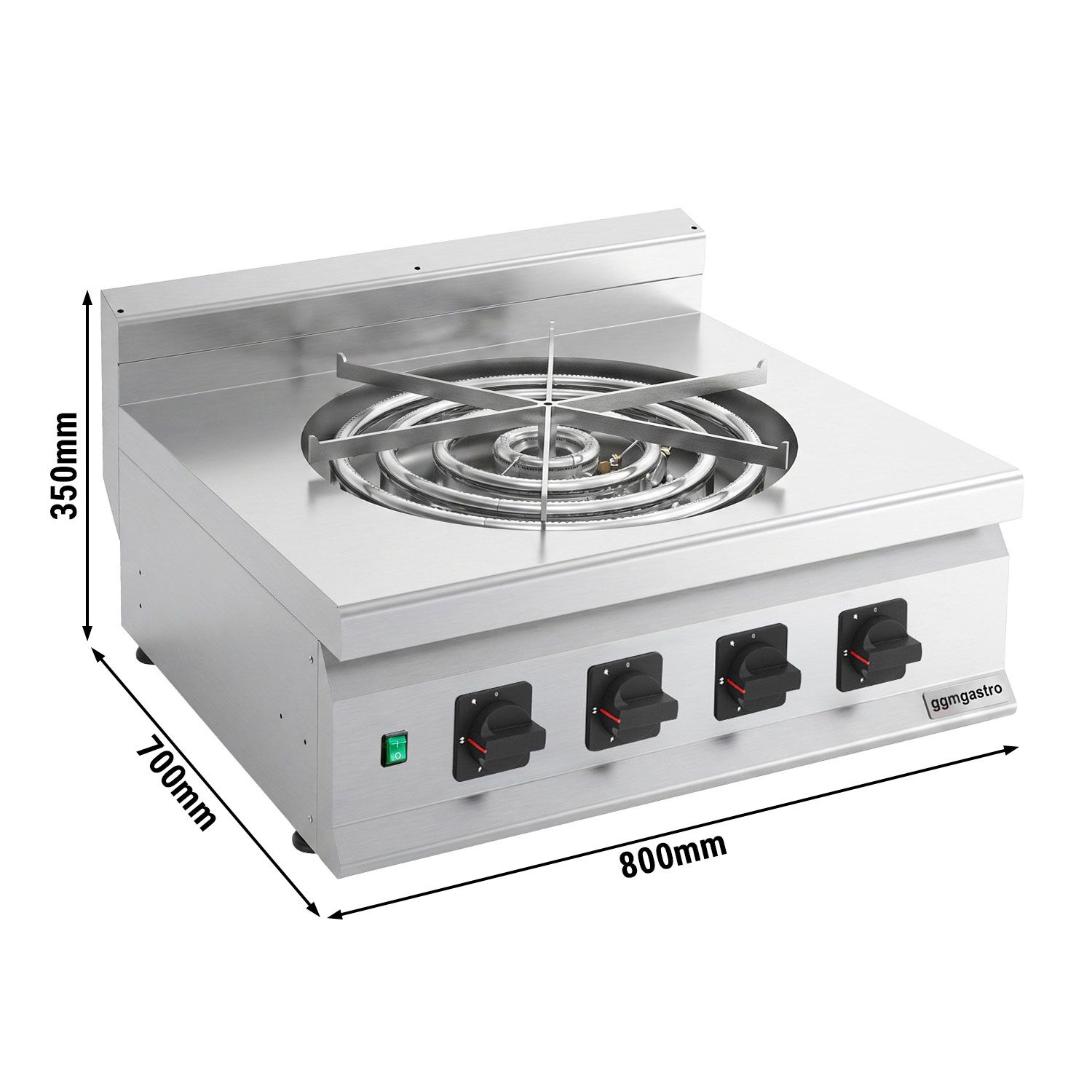 Cuisinière à gaz Kadayif - 10 kW - 1 brûleur