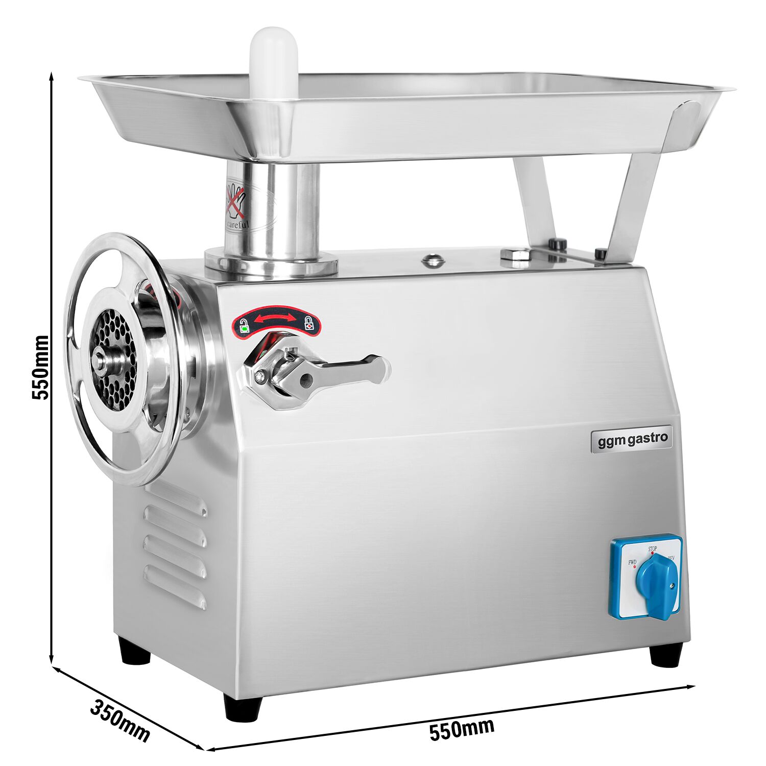 Heavy Duty Electric Meat Mincer Size 32 - 350kg/h - 2.2 kW