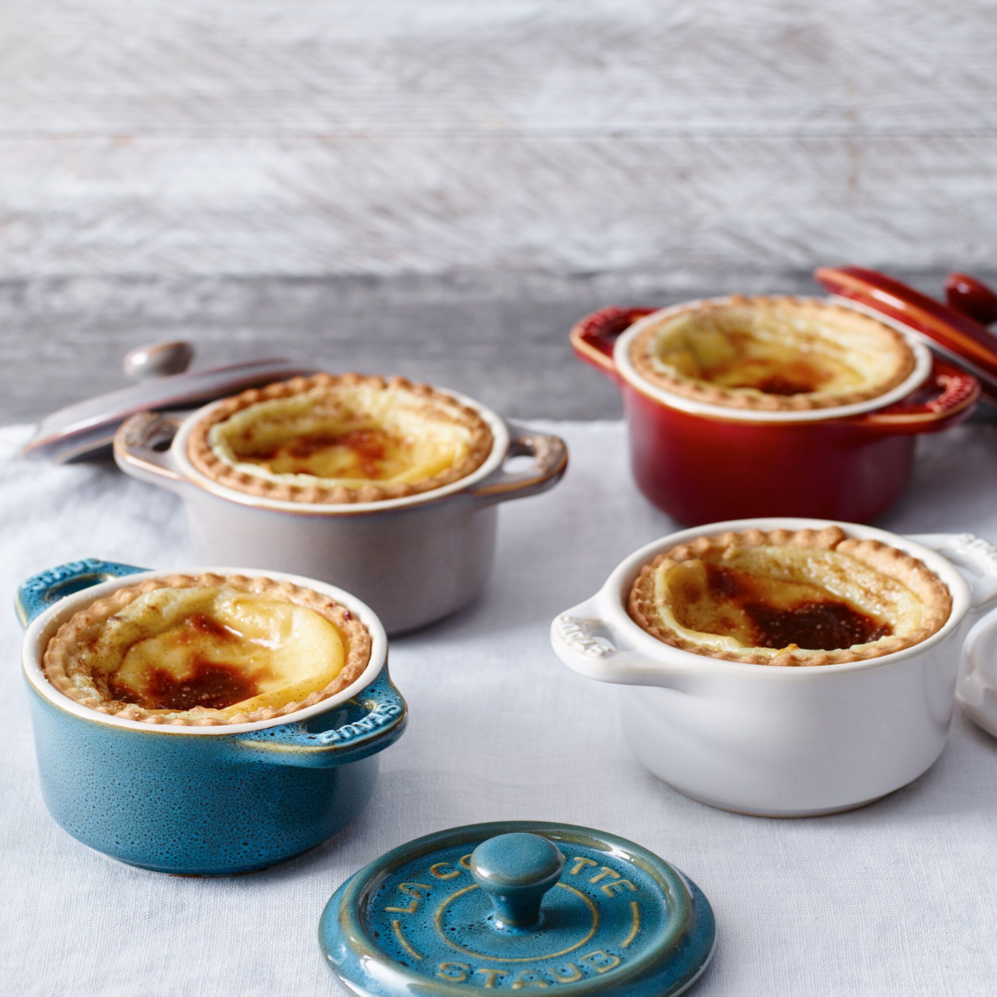 STAUB| Ceramic Mini Cocotte, Round – Antique Copper - Ø 100 mm - Oven & Dishwasher Safe