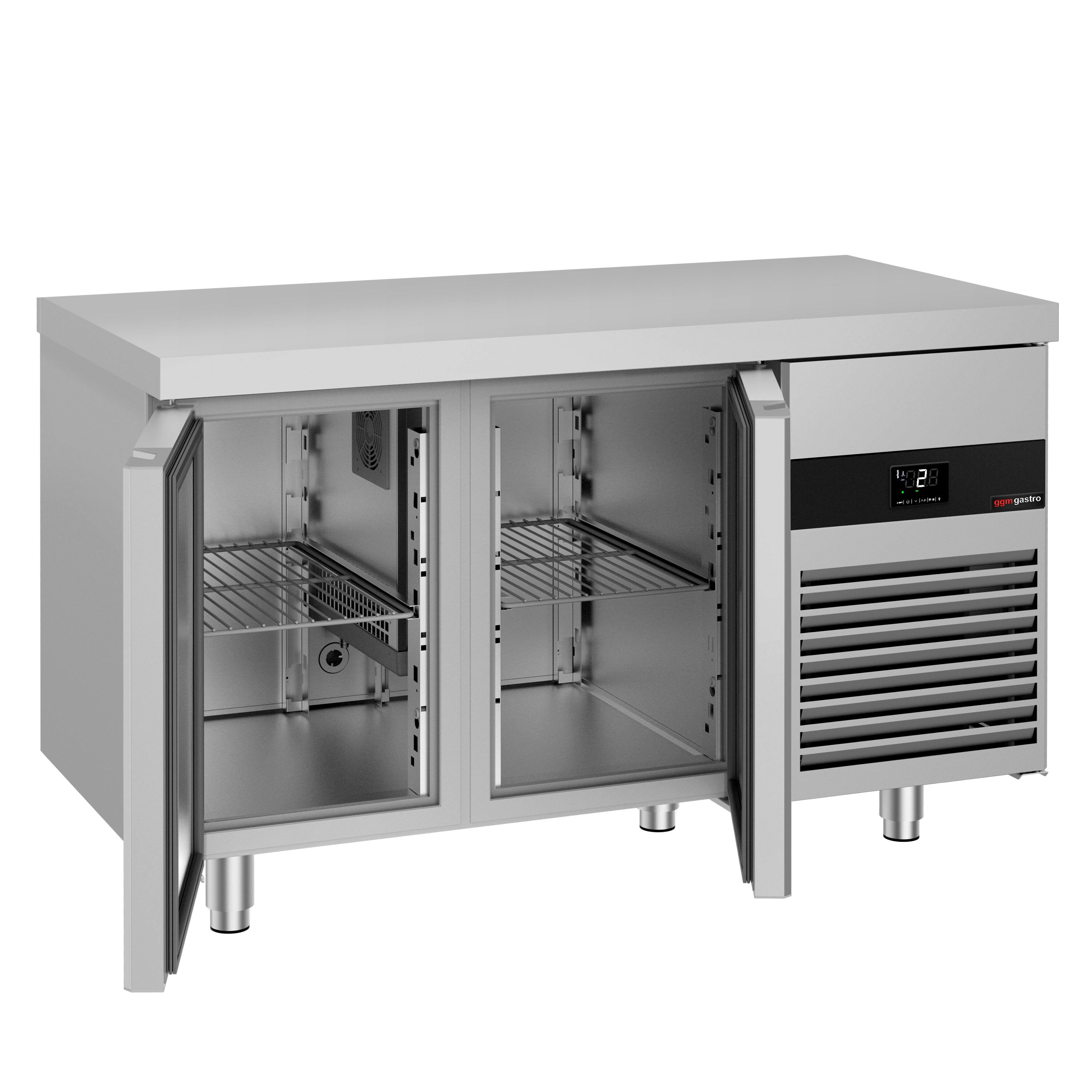 Table réfrigérée PREMIUM - 1400 x 700 mm - avec 2 portes