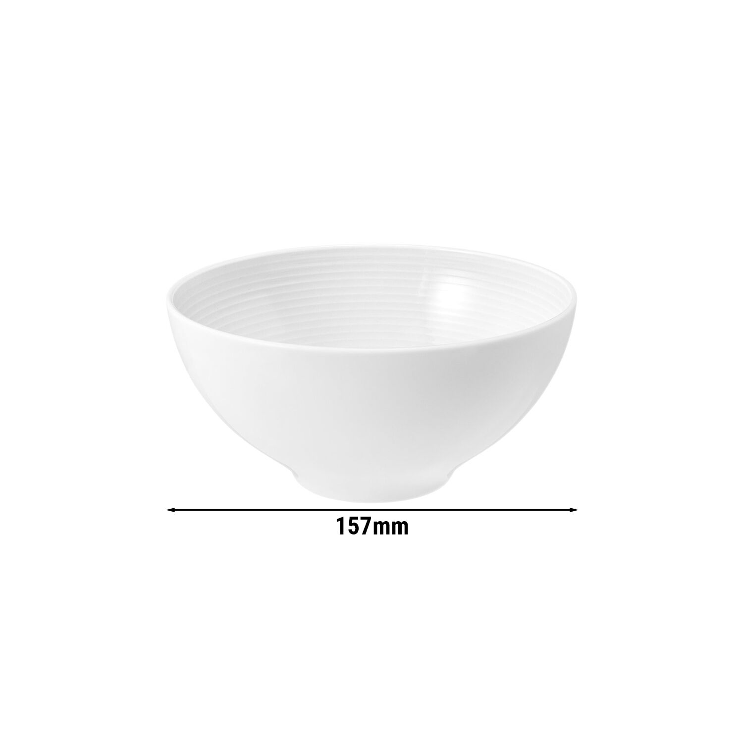 (4 pièces) SELTMANN WEIDEN | Bol rond - Ø 155 mm - Blanc