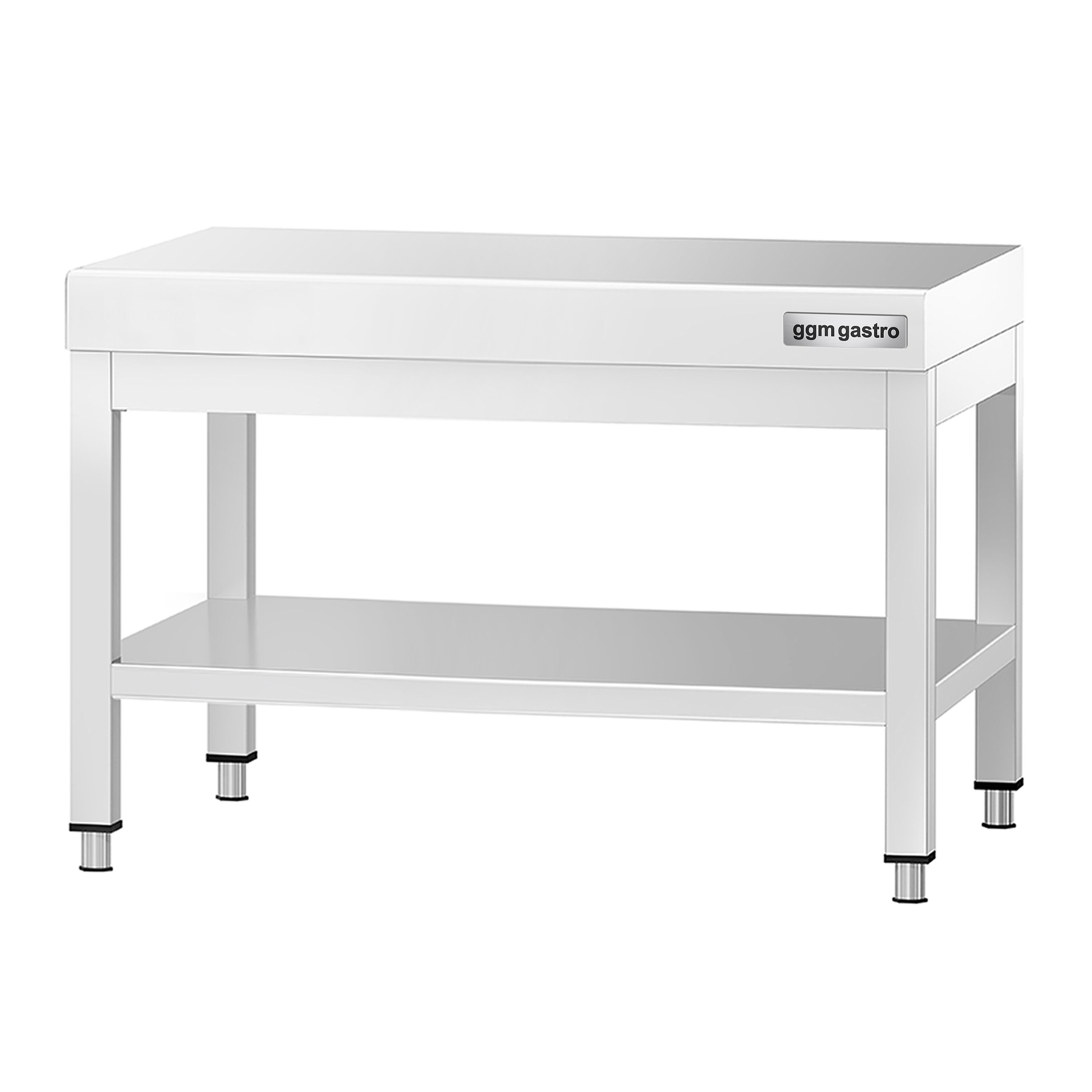 Table de travail en acier inoxydable PREMIUM - 800x600mm - avec étagère basse