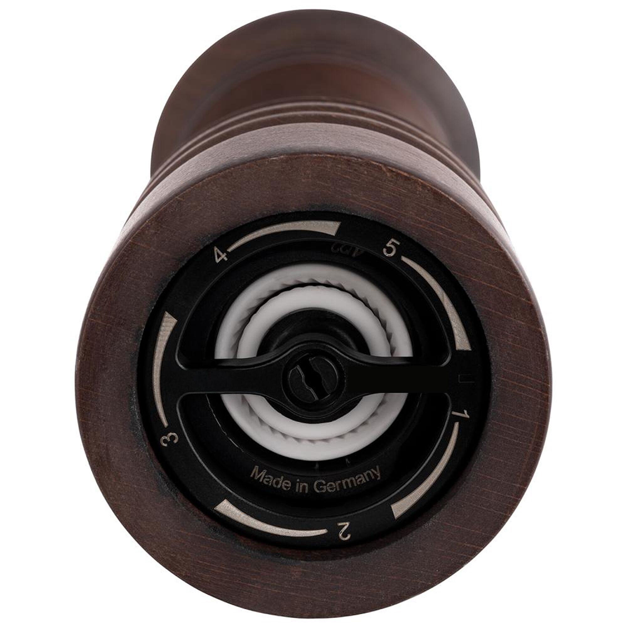 (6 pièces) Moulins à sel et à poivre – ETERNAL – Bois – Hauteur : 155 mm – Marron