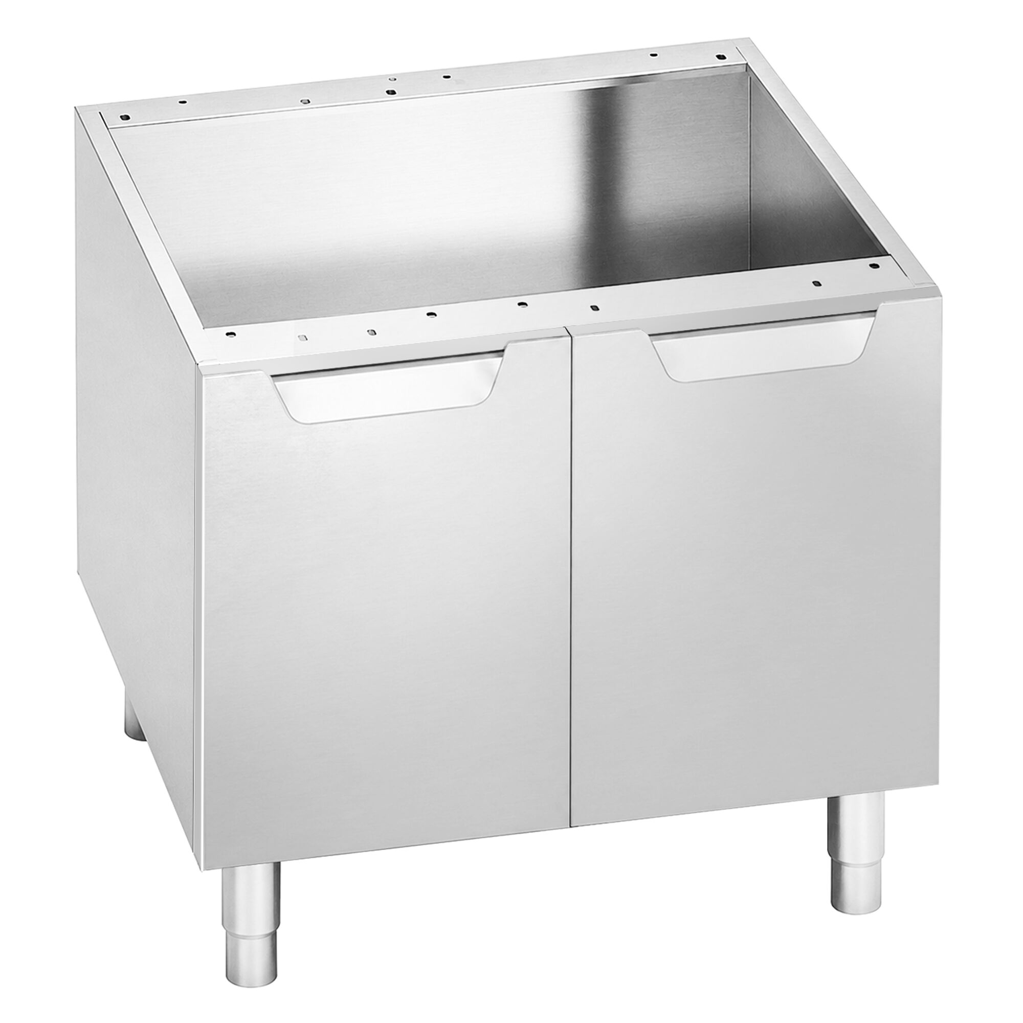 Open Base Cabinet - 600x550x600mm - 0.30m³ - Stainless Steel AISI 304 - Series 600
