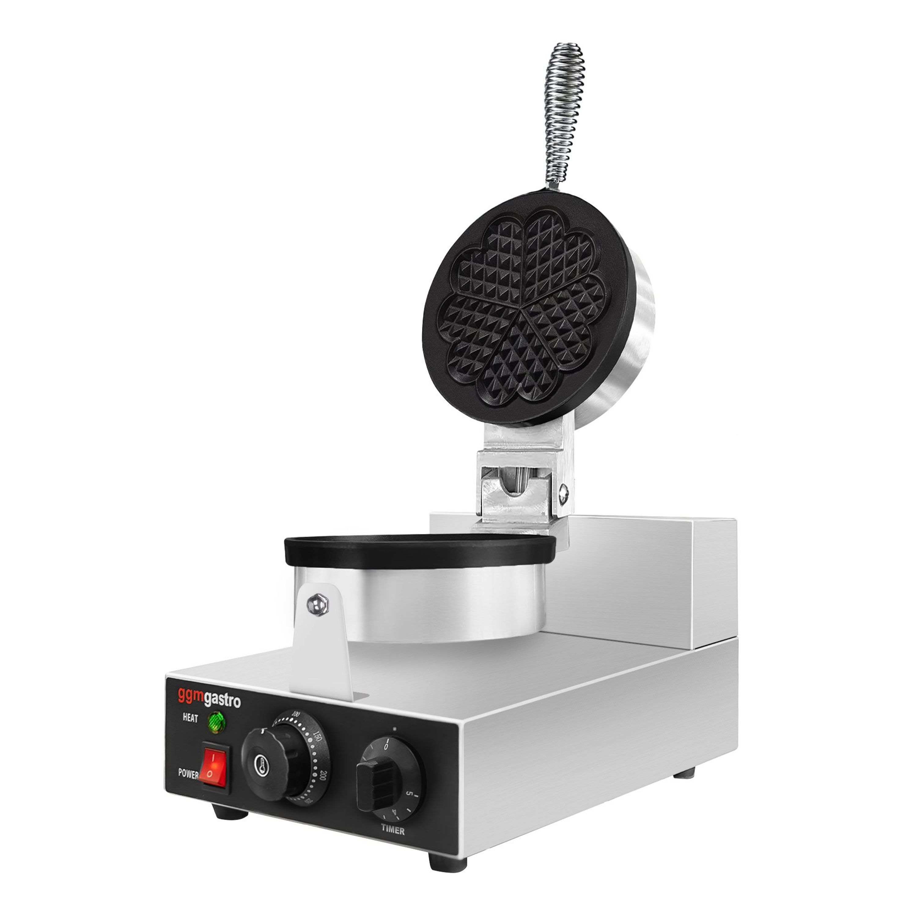 Gaufrier – simple – manuel – 1,3 kW – Forme : cœur