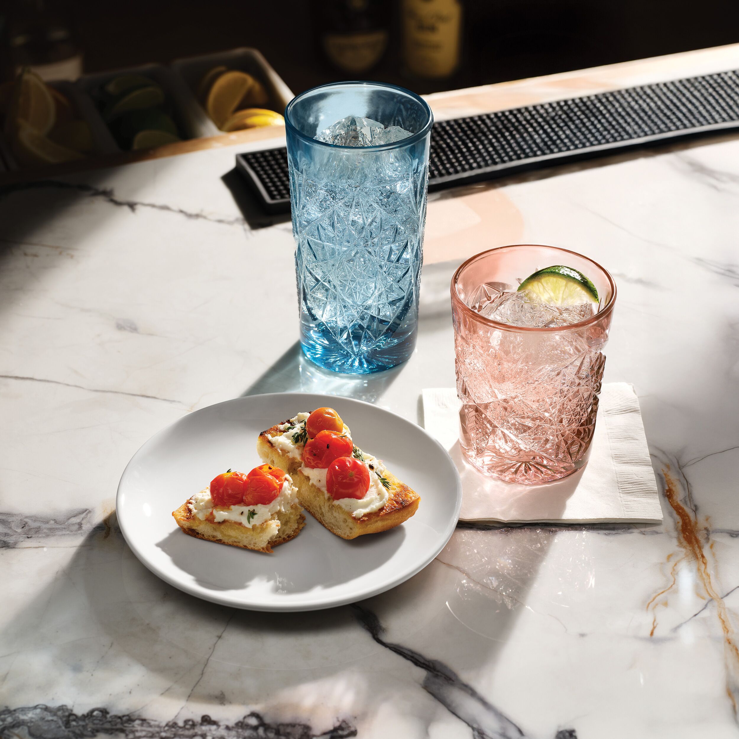 (12 pièces) LIBBEY | HOBSTAR - D.O.F. Blush - 355ml - Rouge