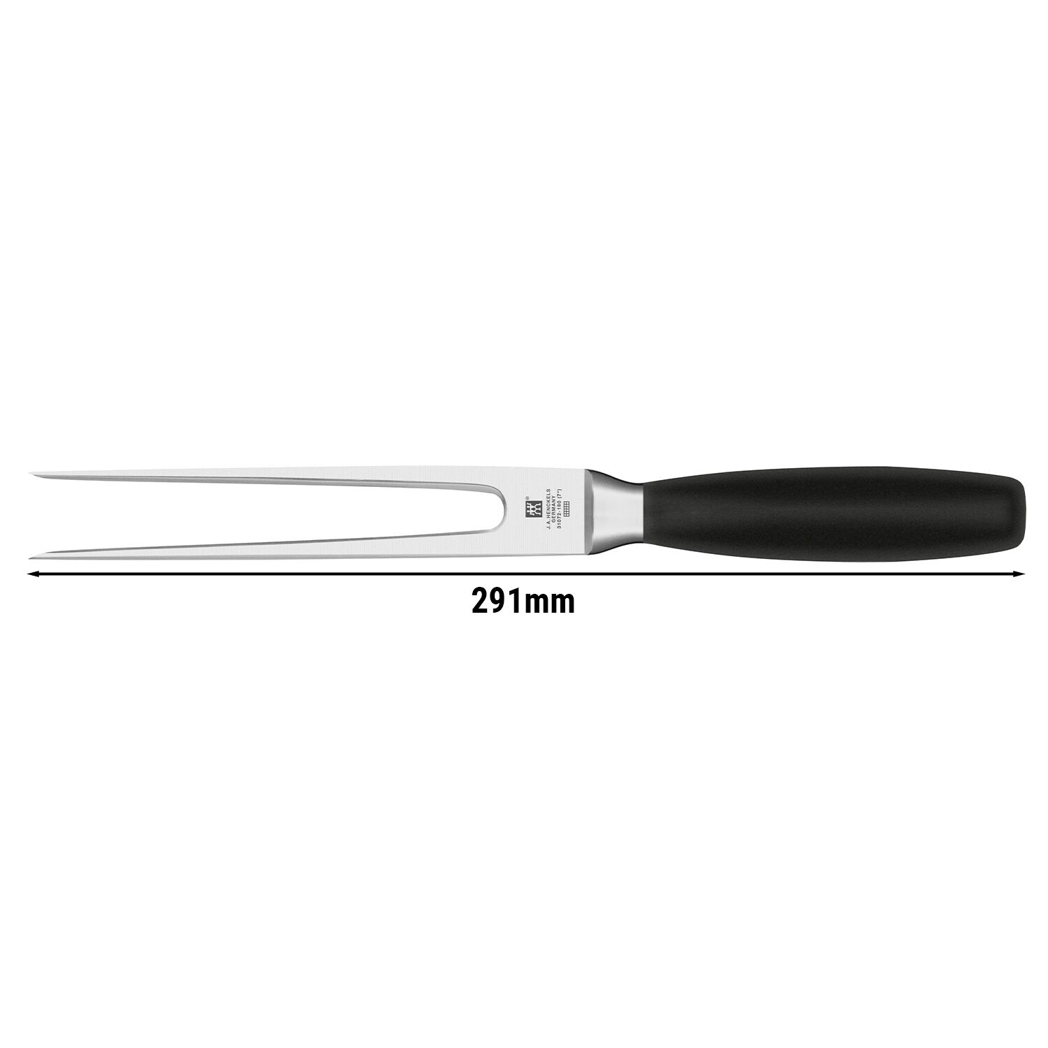 ZWILLING | Four Star Carving Fork – Black handle - FRIODUR ice-hardened