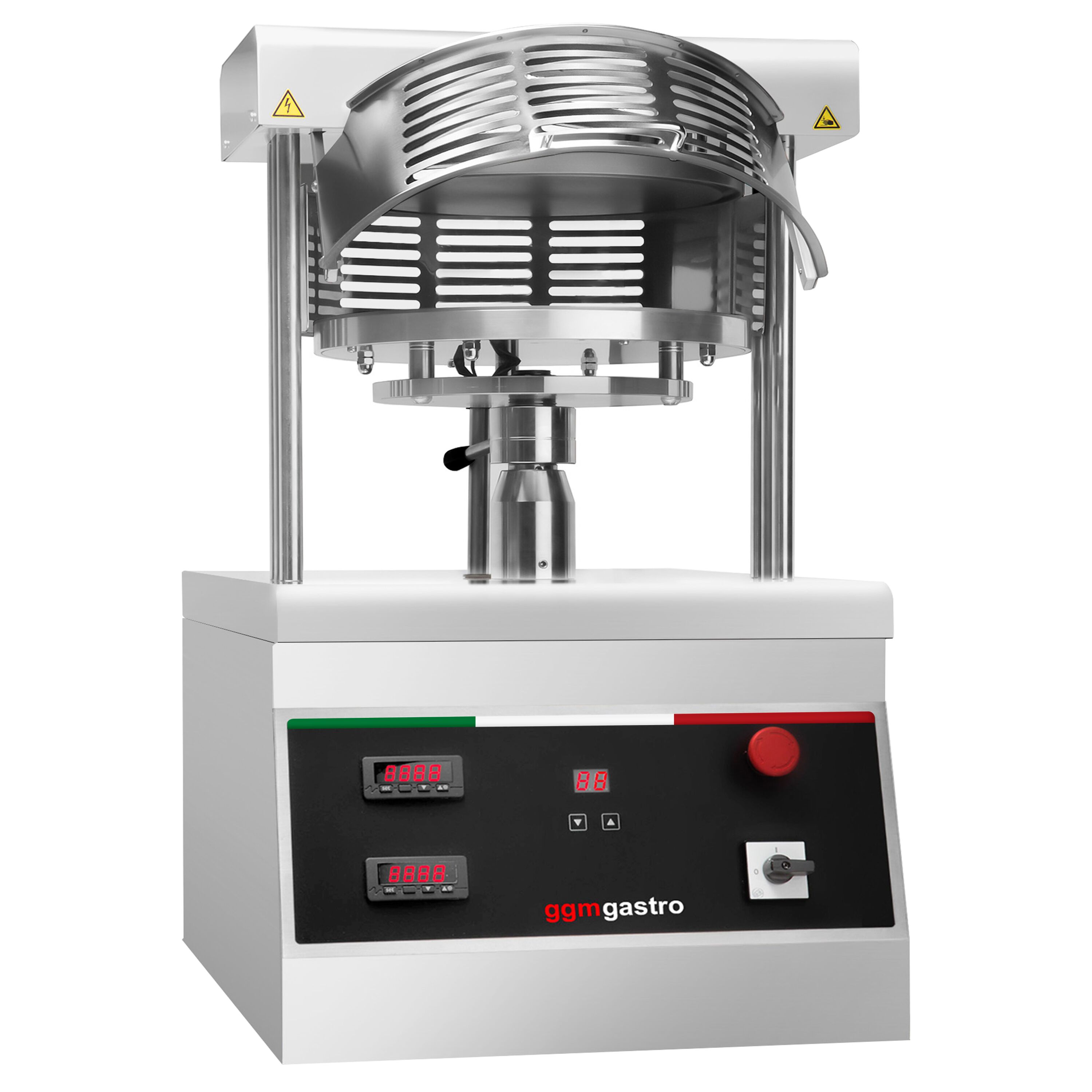 Presse à pizza - pour fonds de pizza Ø 450 mm - quantité de pâte max. 250 - 500 g