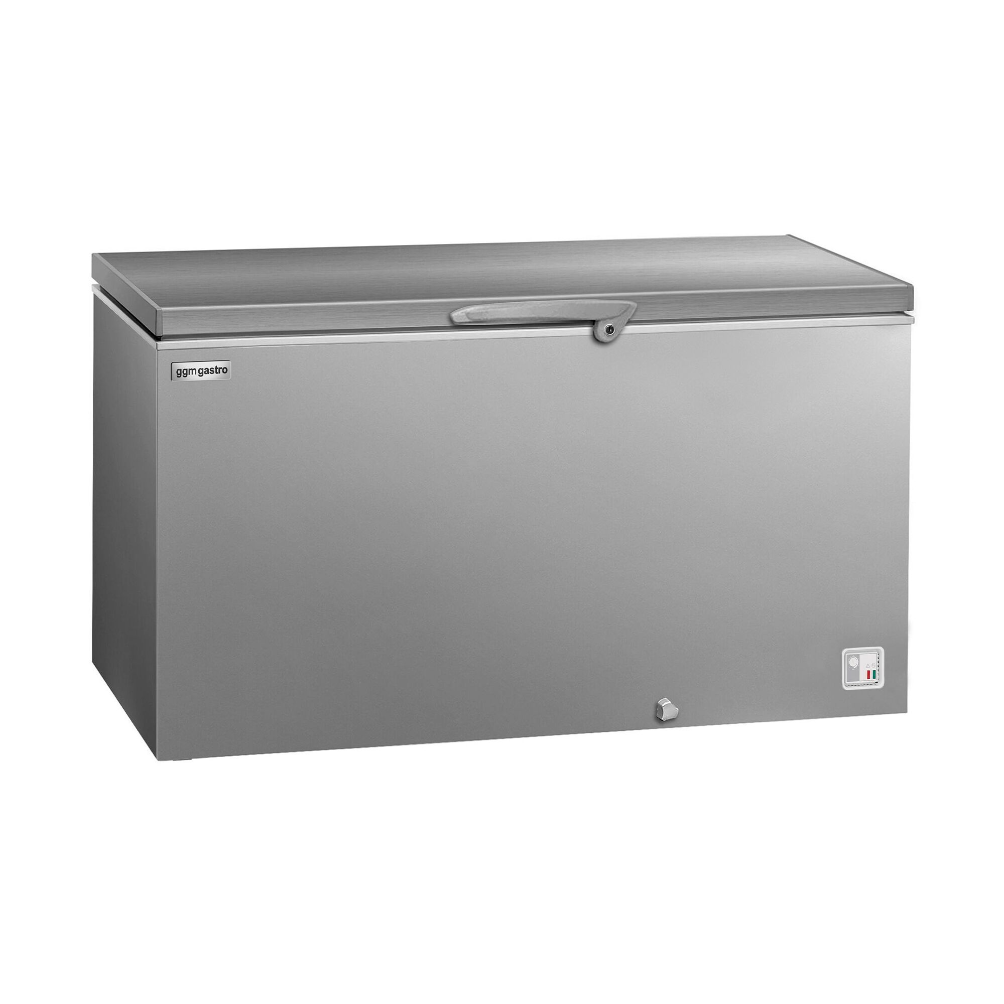 Congélateur coffre - 1500 mm - 466 litres - couvercle en inox - incl. cloison de séparation