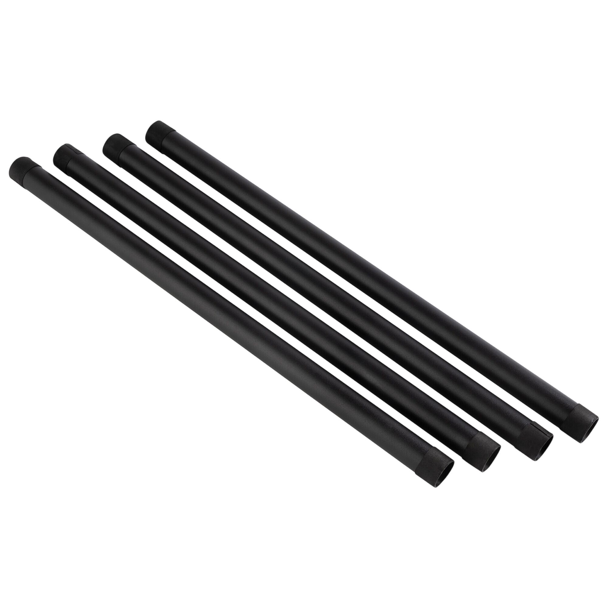 Tubes de liaison pour station de charge - Set de 4 - Métal - 20x20x430mm - Noir - compatible avec 17020, 17021 & 17024