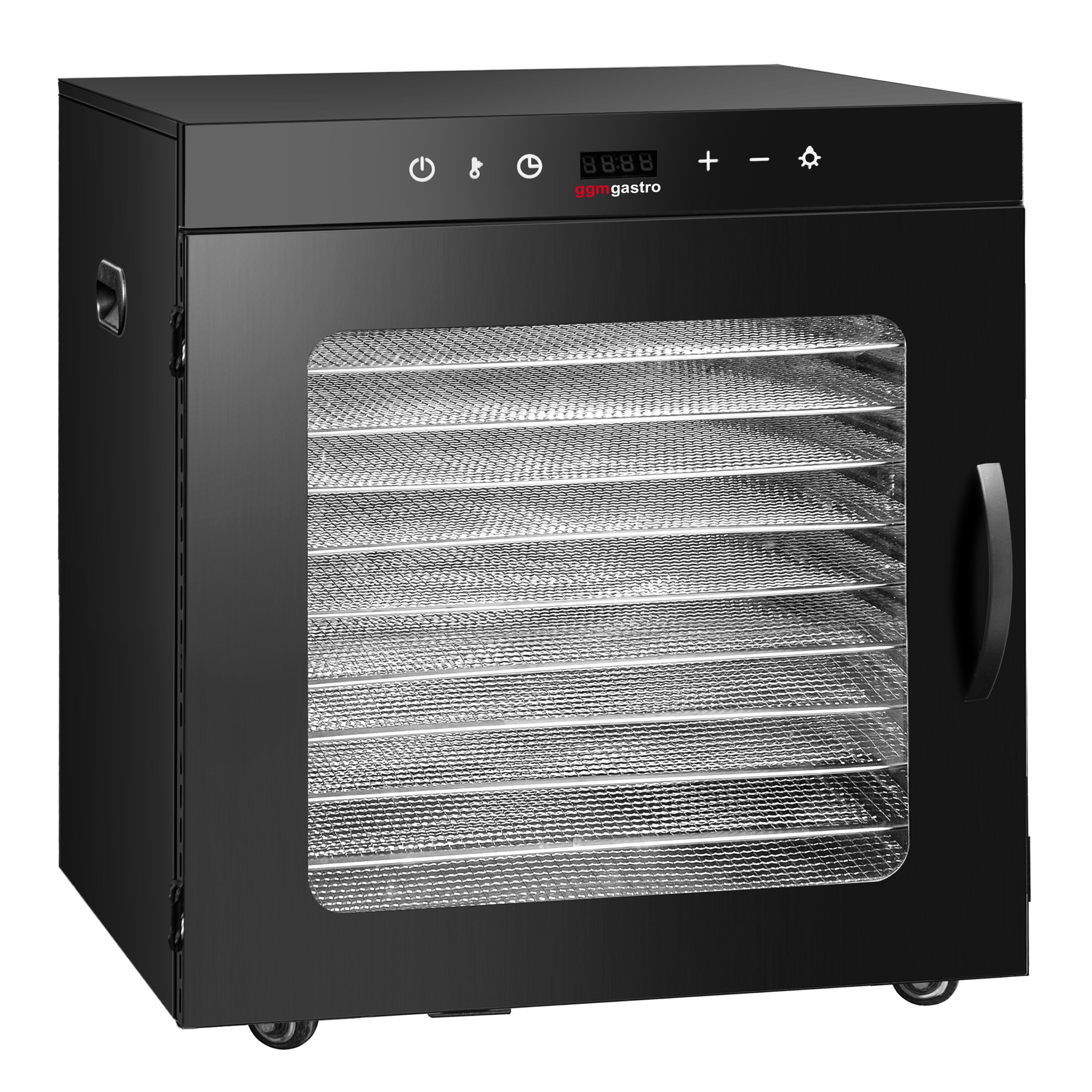 Essiccatore alimentare professionale - con 10 ripiani - acciaio inox - 800W