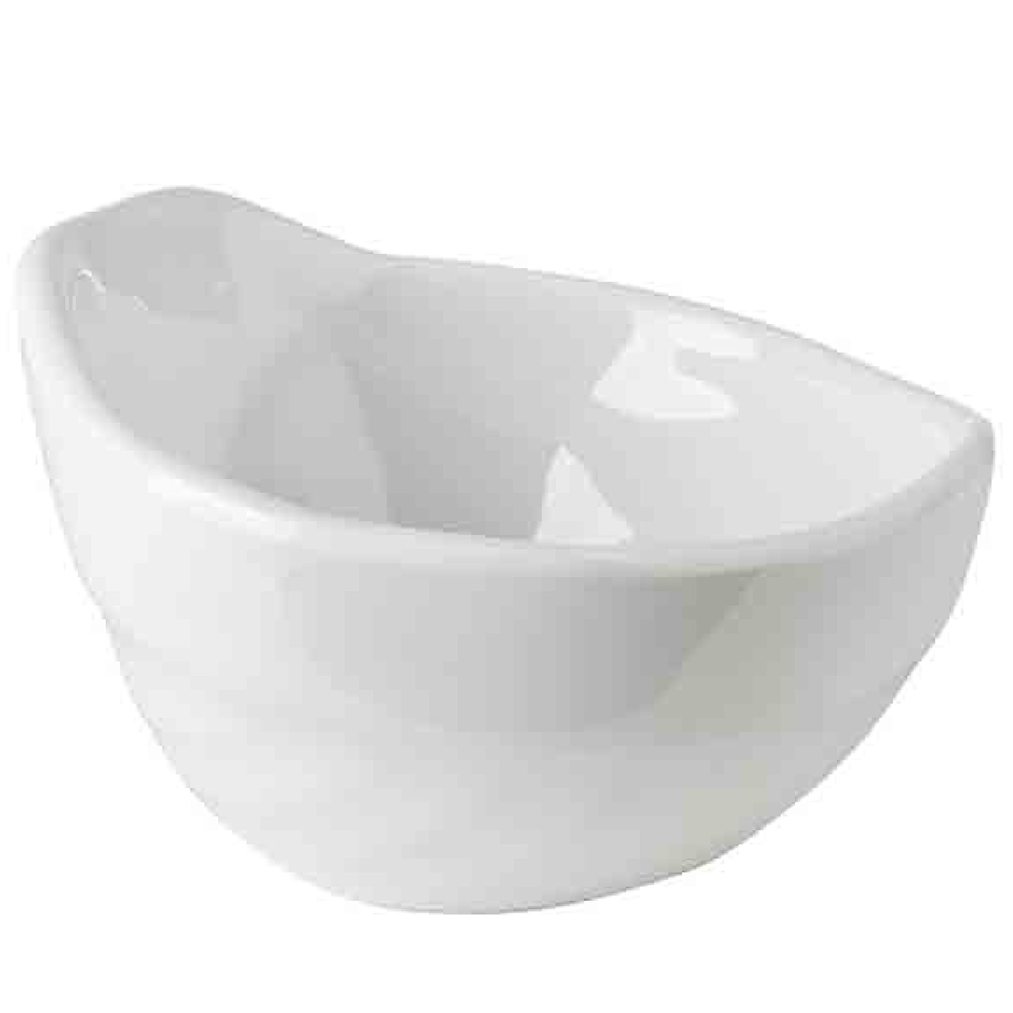 (24 pièces) Bol - MINI - Mélamine - 50 ml - 75 x 70 mm - Blanc