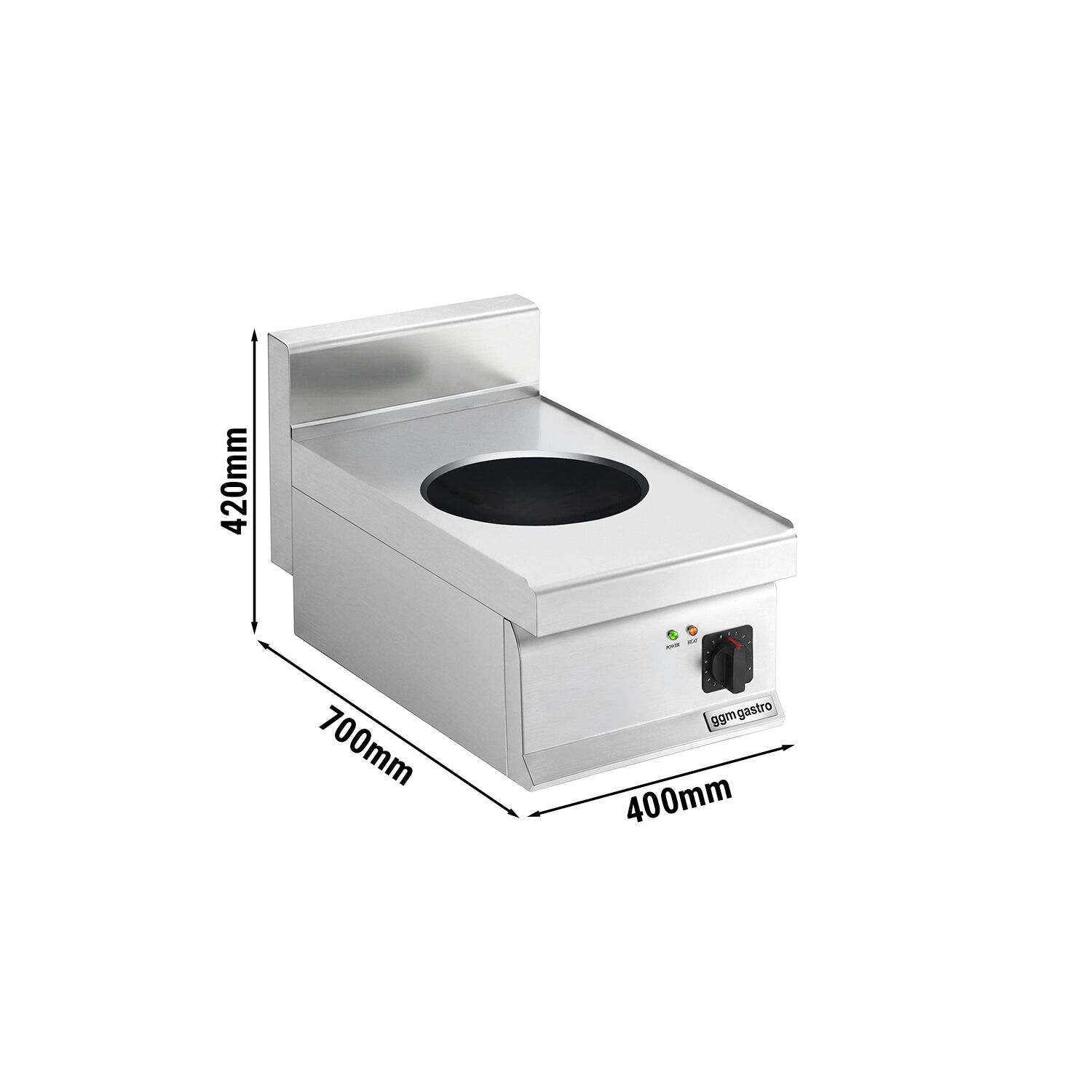 Wok à induction - 3,5 kW