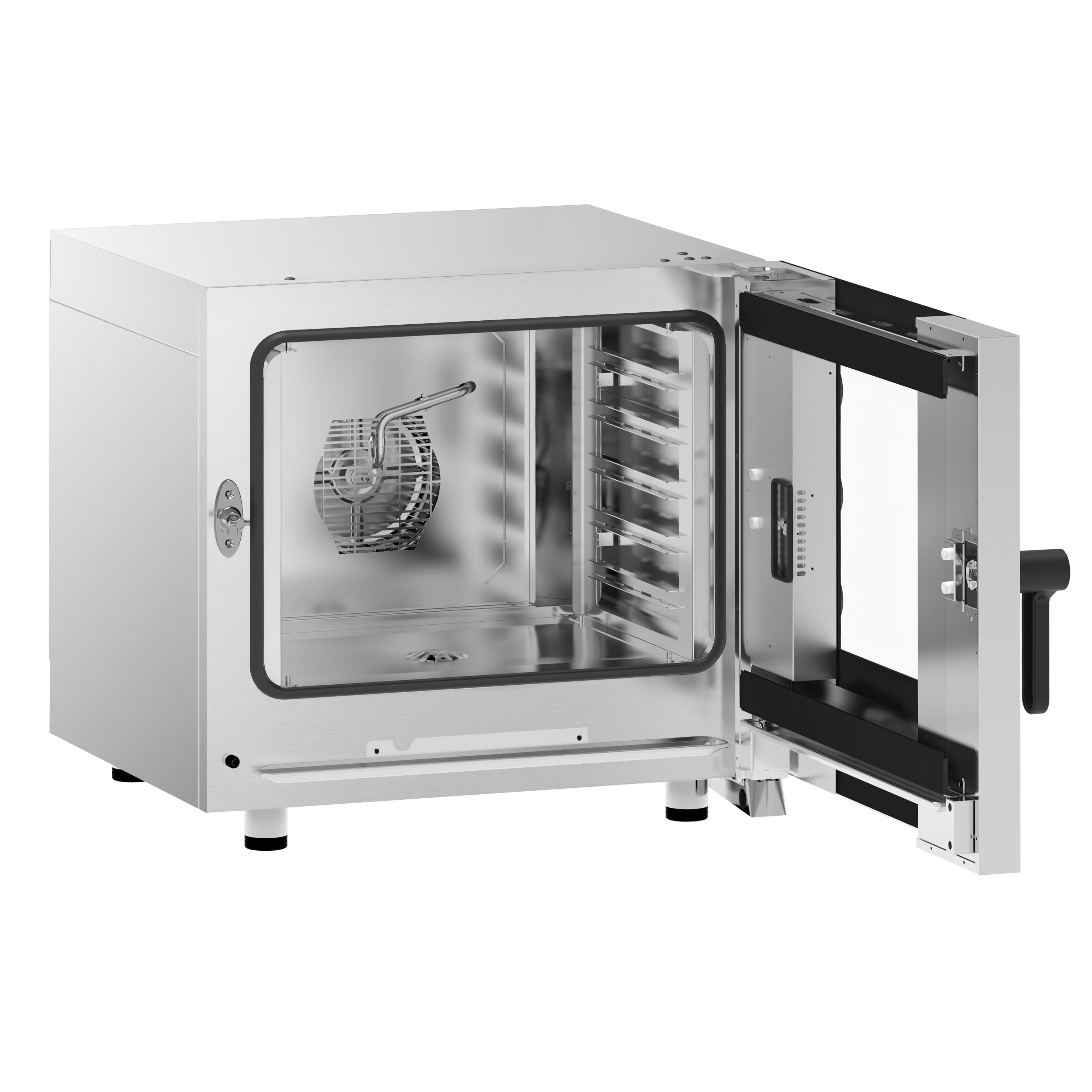 Electric Commercial Combi Oven - Manual Controls - 5x GN 1/1 - incl. Manual washing system